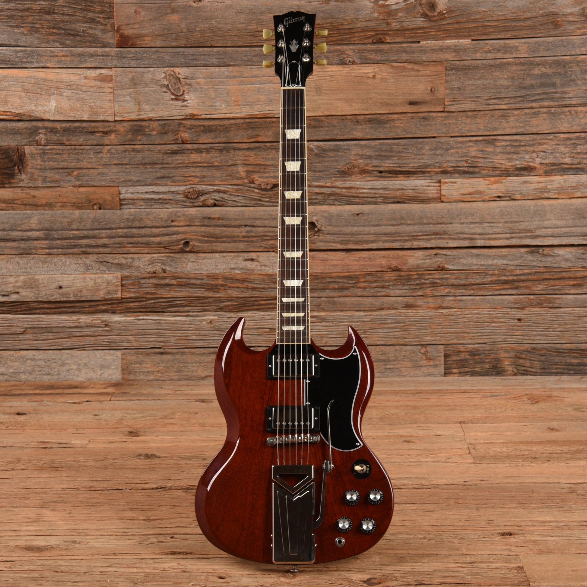 Gibson SG Standard '61 with Sideways Vibrola Cherry 2021 Electric Guitars / Solid Body