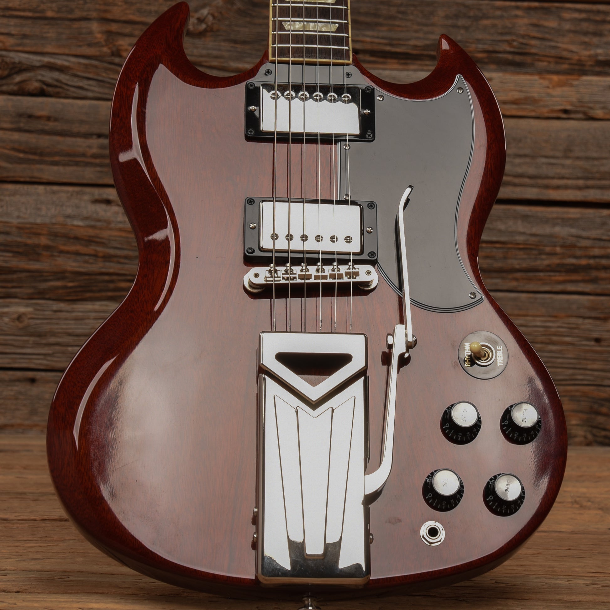 Gibson SG Standard '61 with Sideways Vibrola Cherry 2021 Electric Guitars / Solid Body