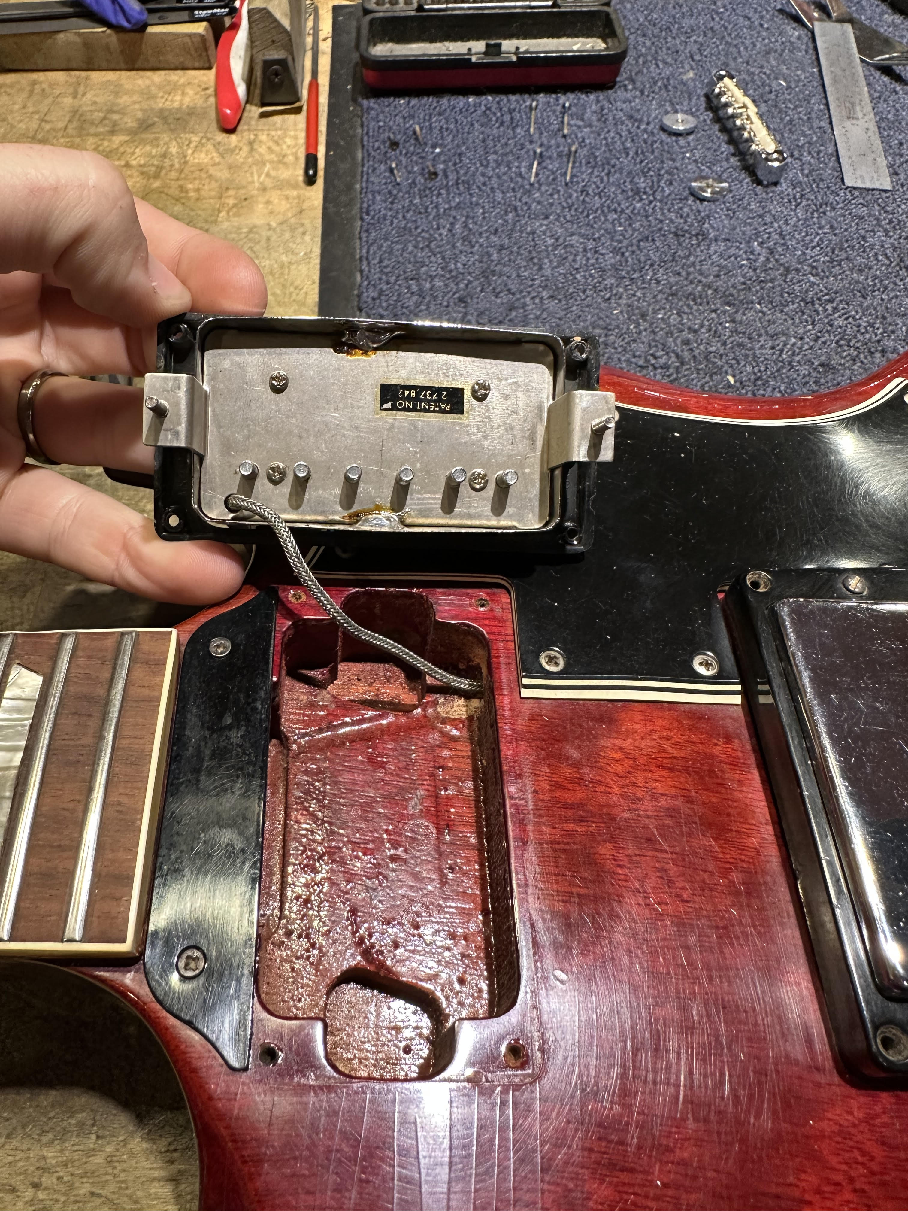 Gibson SG Standard Cherry 1965 Electric Guitars / Solid Body