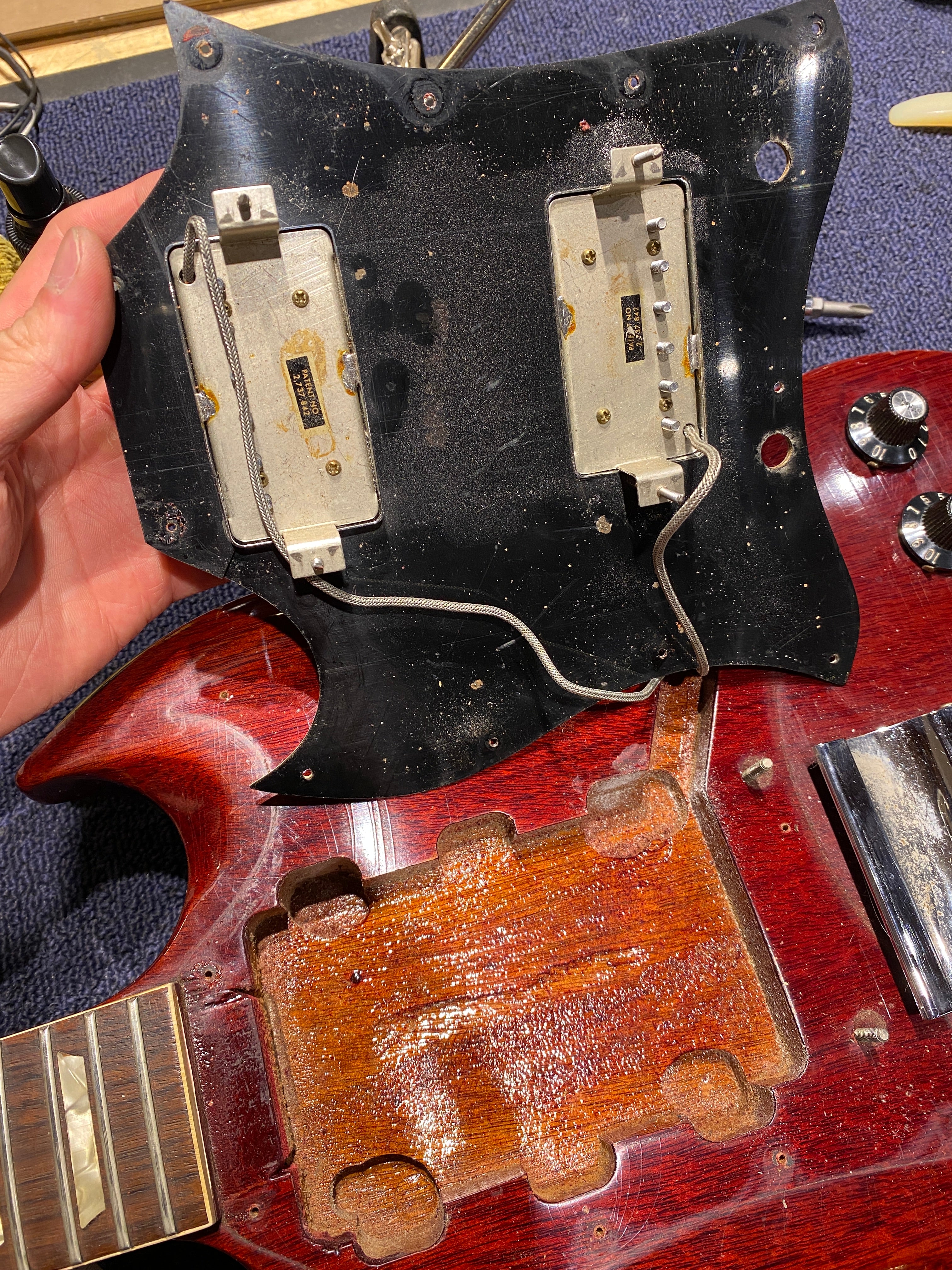 Gibson SG Standard Cherry 1969 Electric Guitars / Solid Body