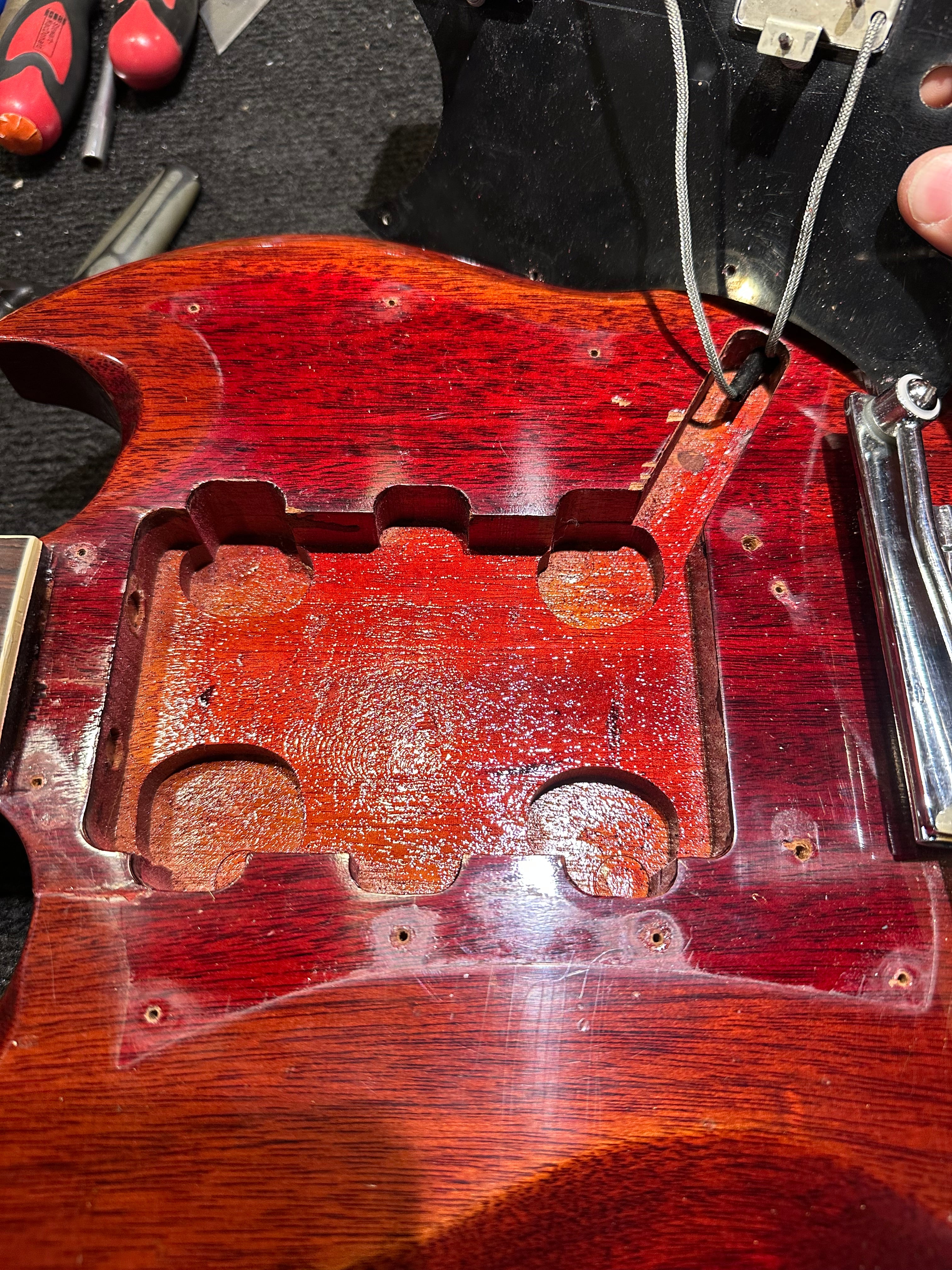 Gibson SG Standard Cherry 1970 Electric Guitars / Solid Body