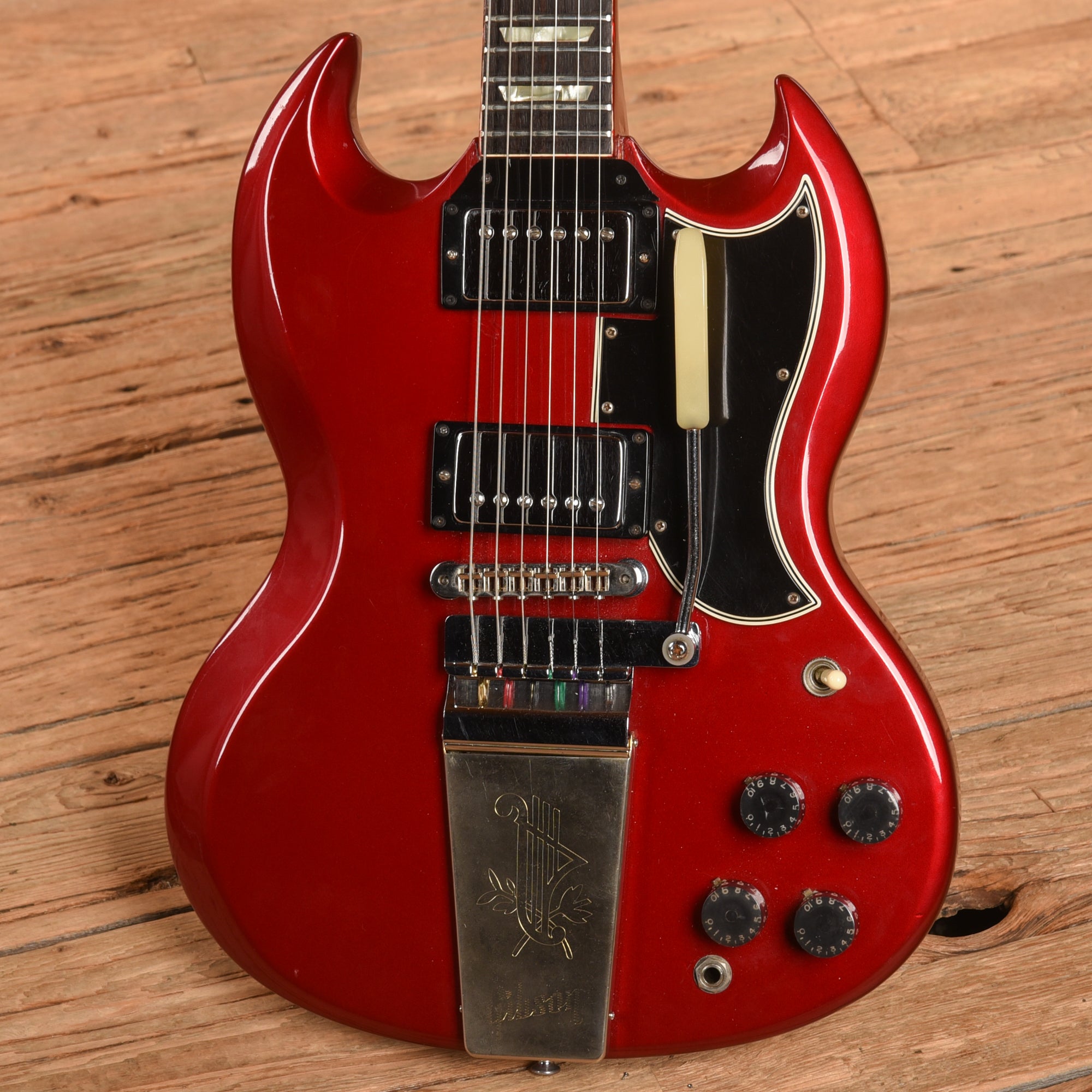 Gibson SG Standard Metallic Red Refin 1966 Electric Guitars / Solid Body