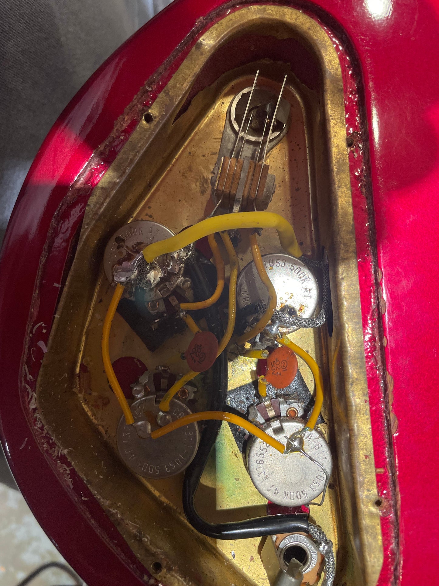 Gibson SG Standard Metallic Red Refin 1966 Electric Guitars / Solid Body