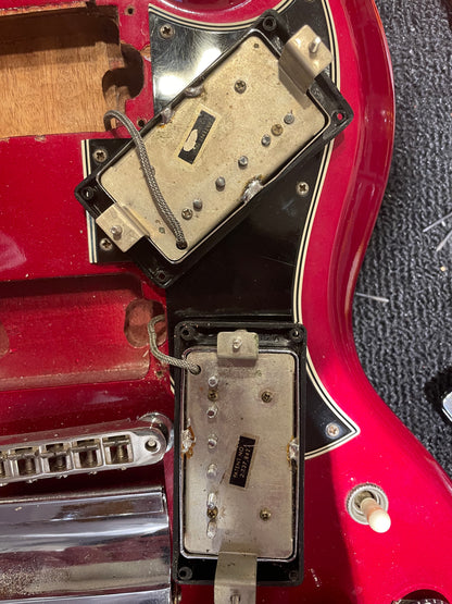 Gibson SG Standard Metallic Red Refin 1966 Electric Guitars / Solid Body