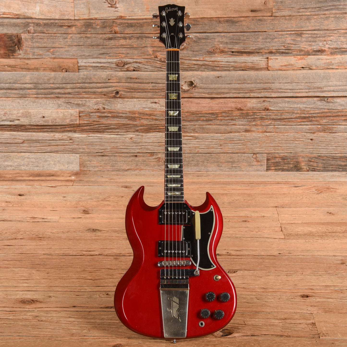 Gibson SG Standard Metallic Red Refin 1966 Electric Guitars / Solid Body