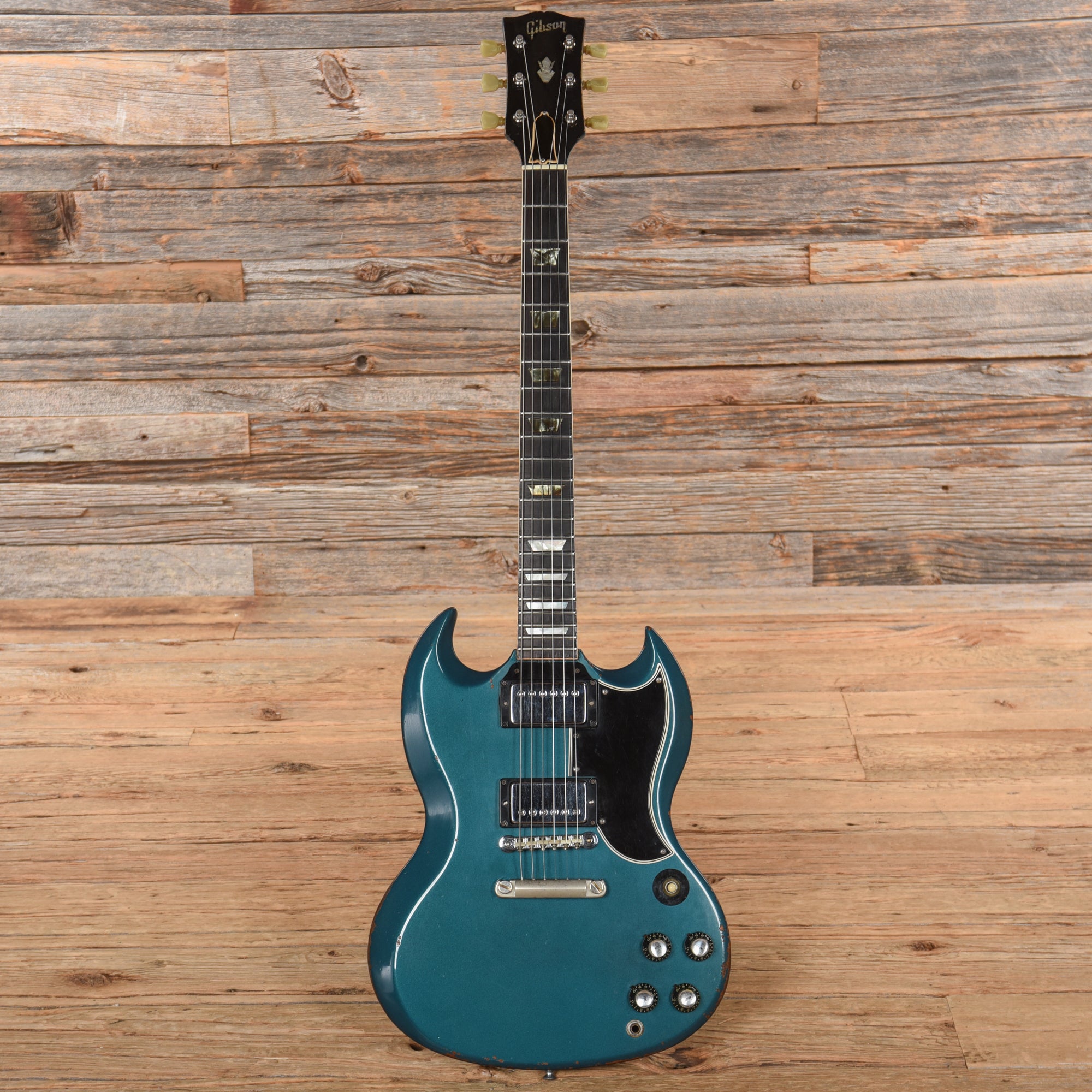 Gibson SG Standard Ocean Turquoise 1964 – Chicago Music Exchange Gibson SG Standard Ocean Turquoise 1964 – Chicago Music Exchange