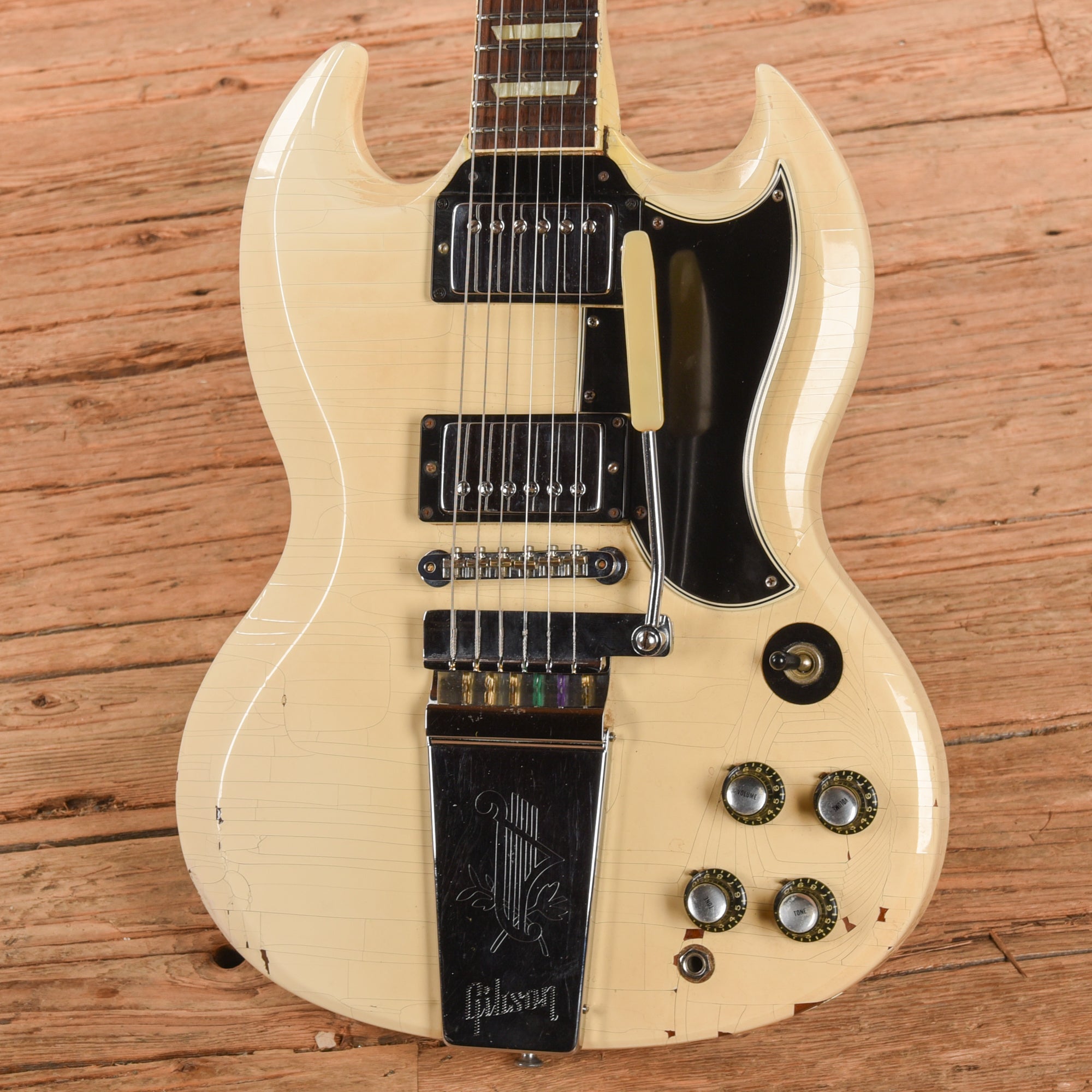 Gibson SG Standard Polaris White 1965 – Chicago Music Exchange