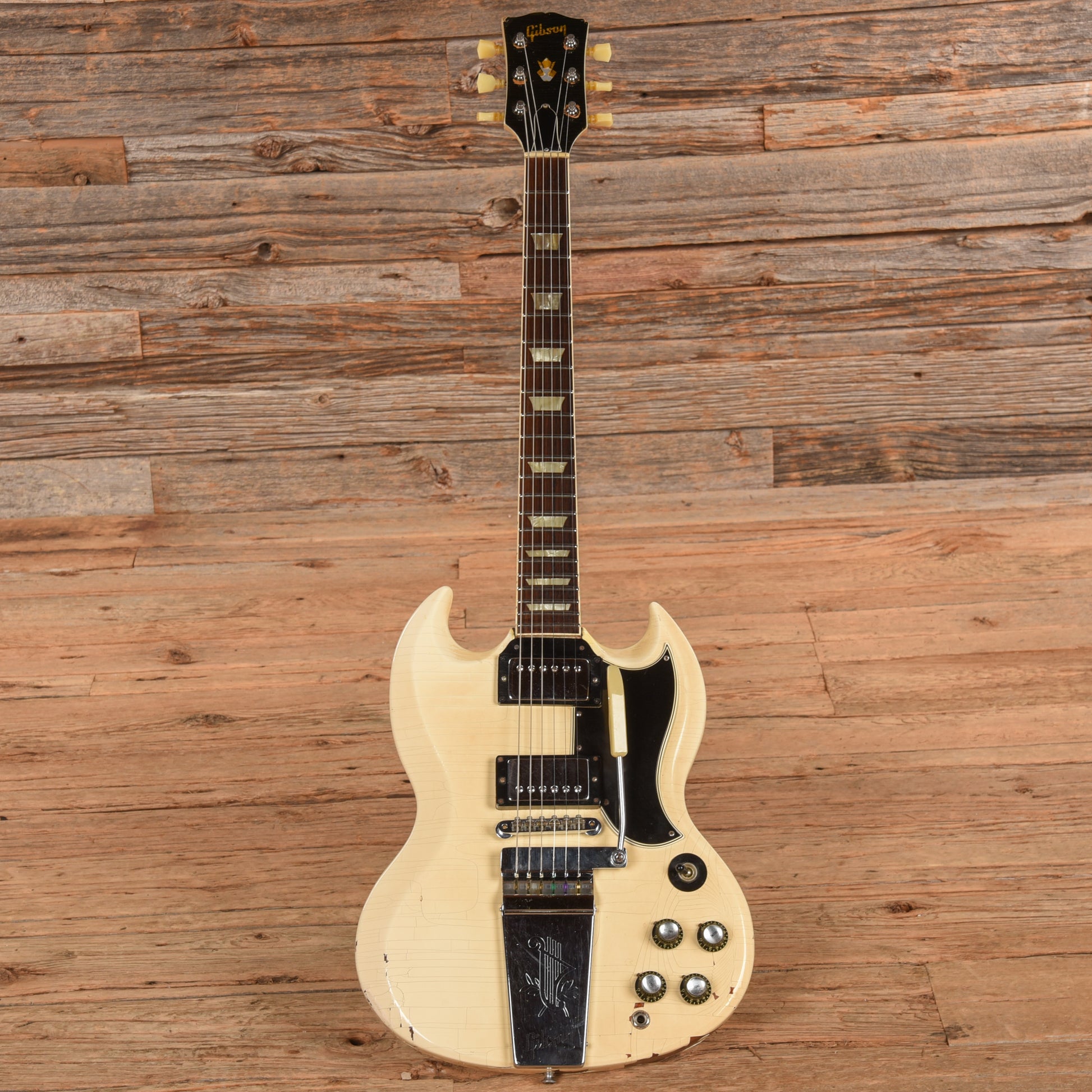 Gibson SG Standard Polaris White 1965 Electric Guitars / Solid Body