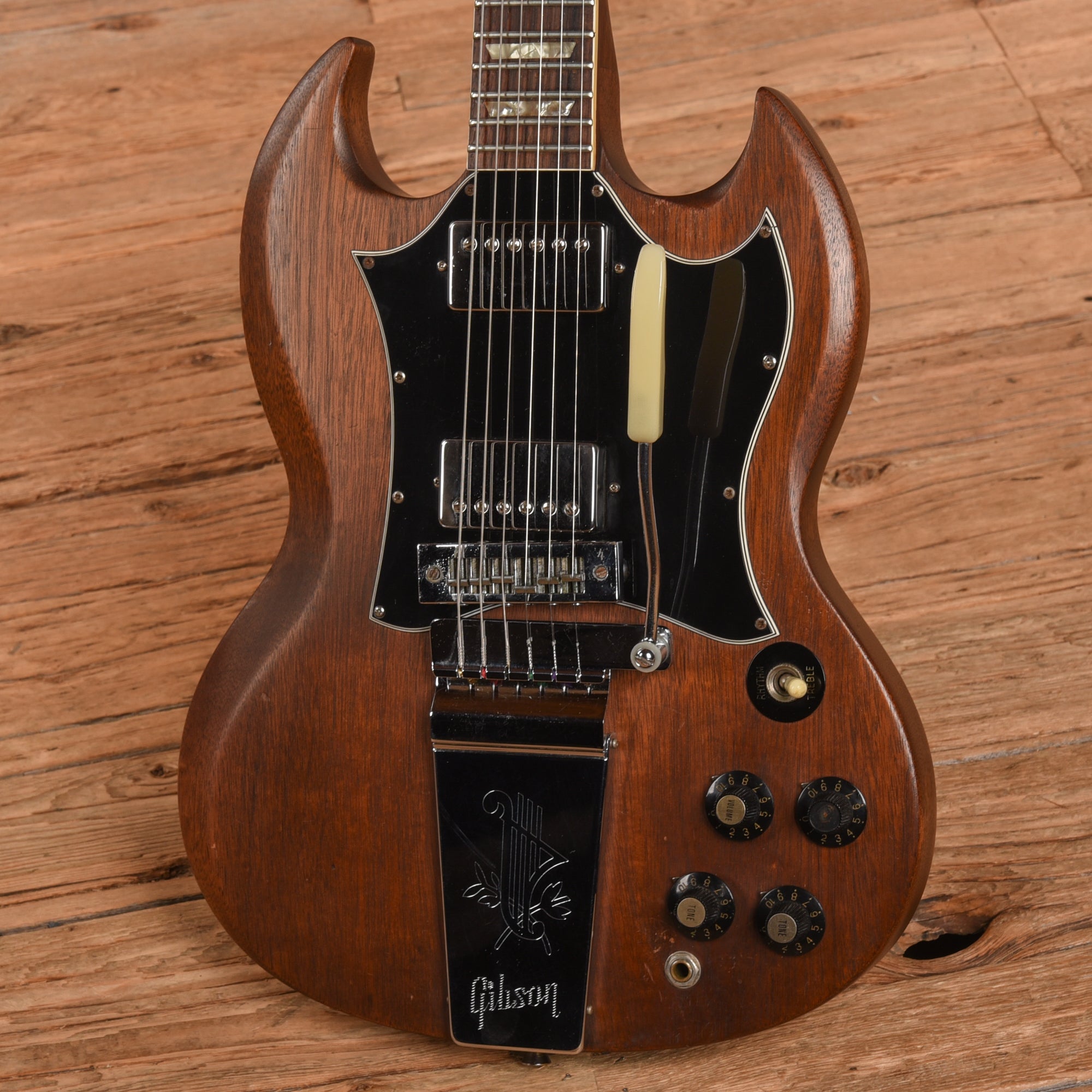 Gibson SG Standard Refin Walnut 1971 Electric Guitars / Solid Body