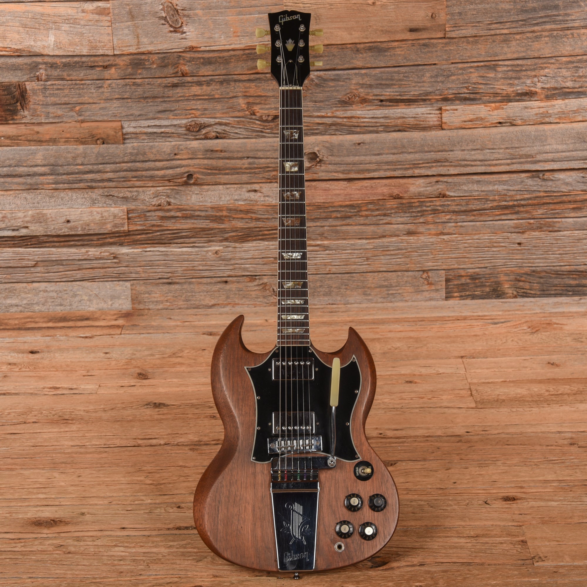 Gibson SG Standard Refin Walnut 1971 Electric Guitars / Solid Body