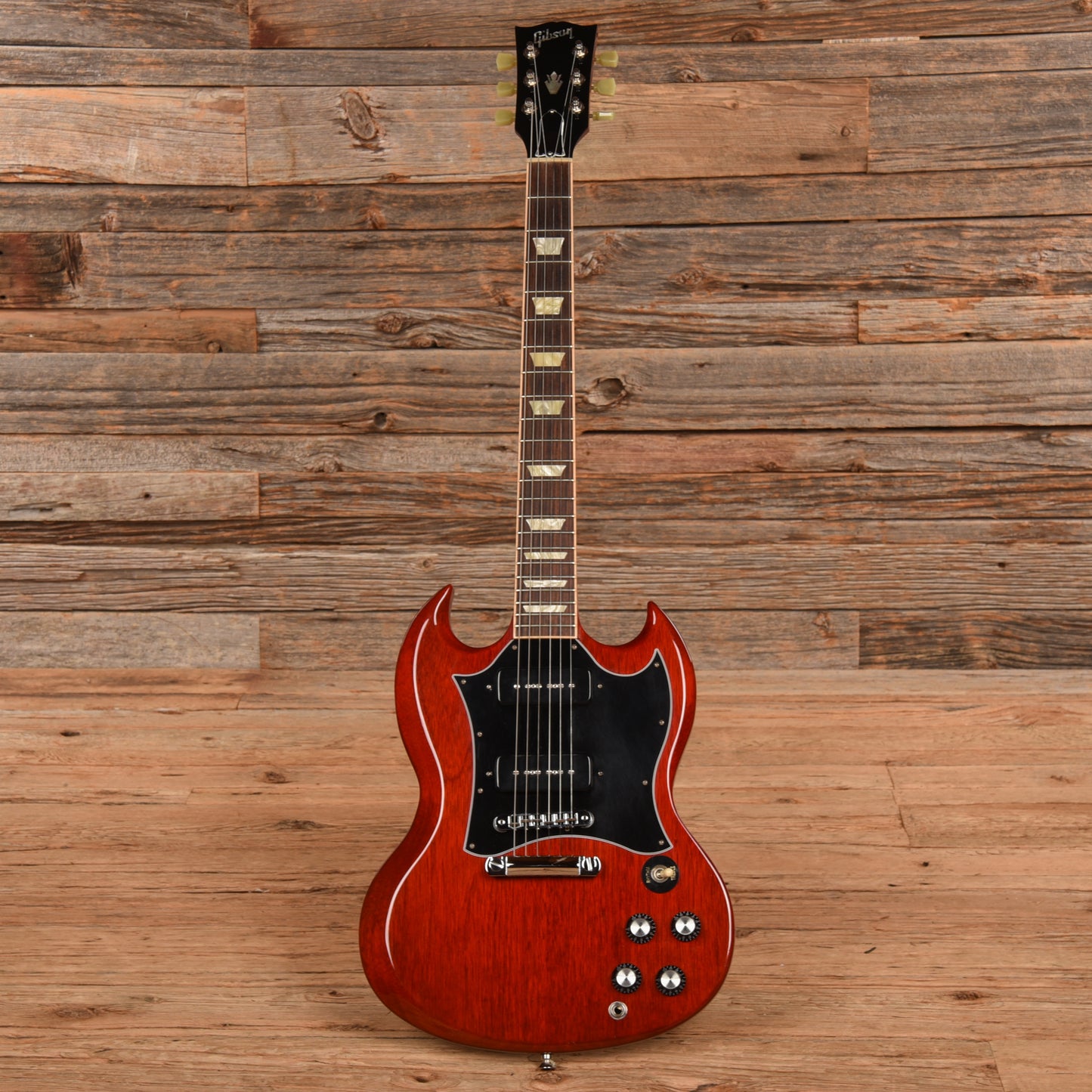 Gibson SG Standard T P-90 (Stripped Neck) Cherry 2016 Electric Guitars / Solid Body