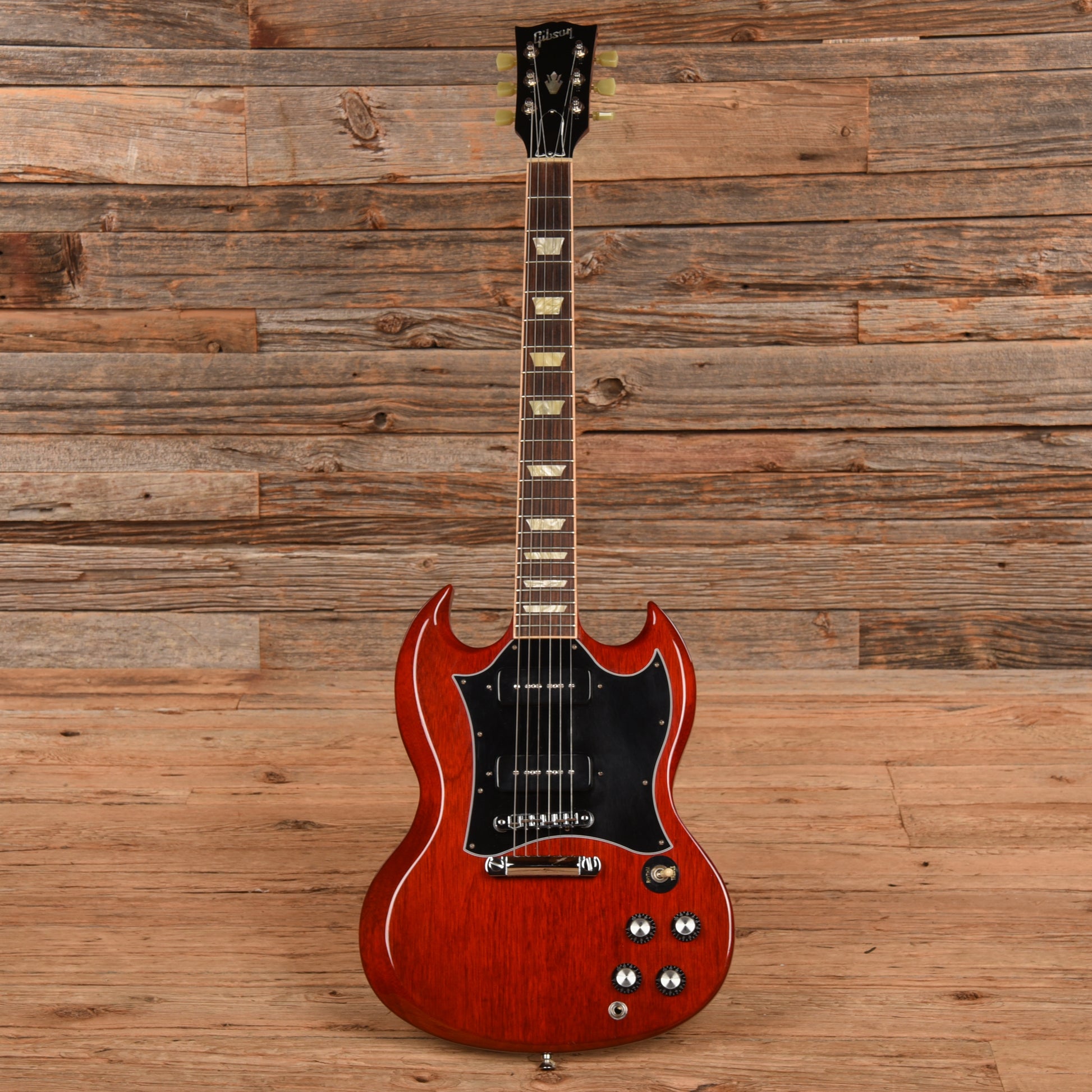 Gibson SG Standard T P-90 (Stripped Neck) Cherry 2016 Electric Guitars / Solid Body