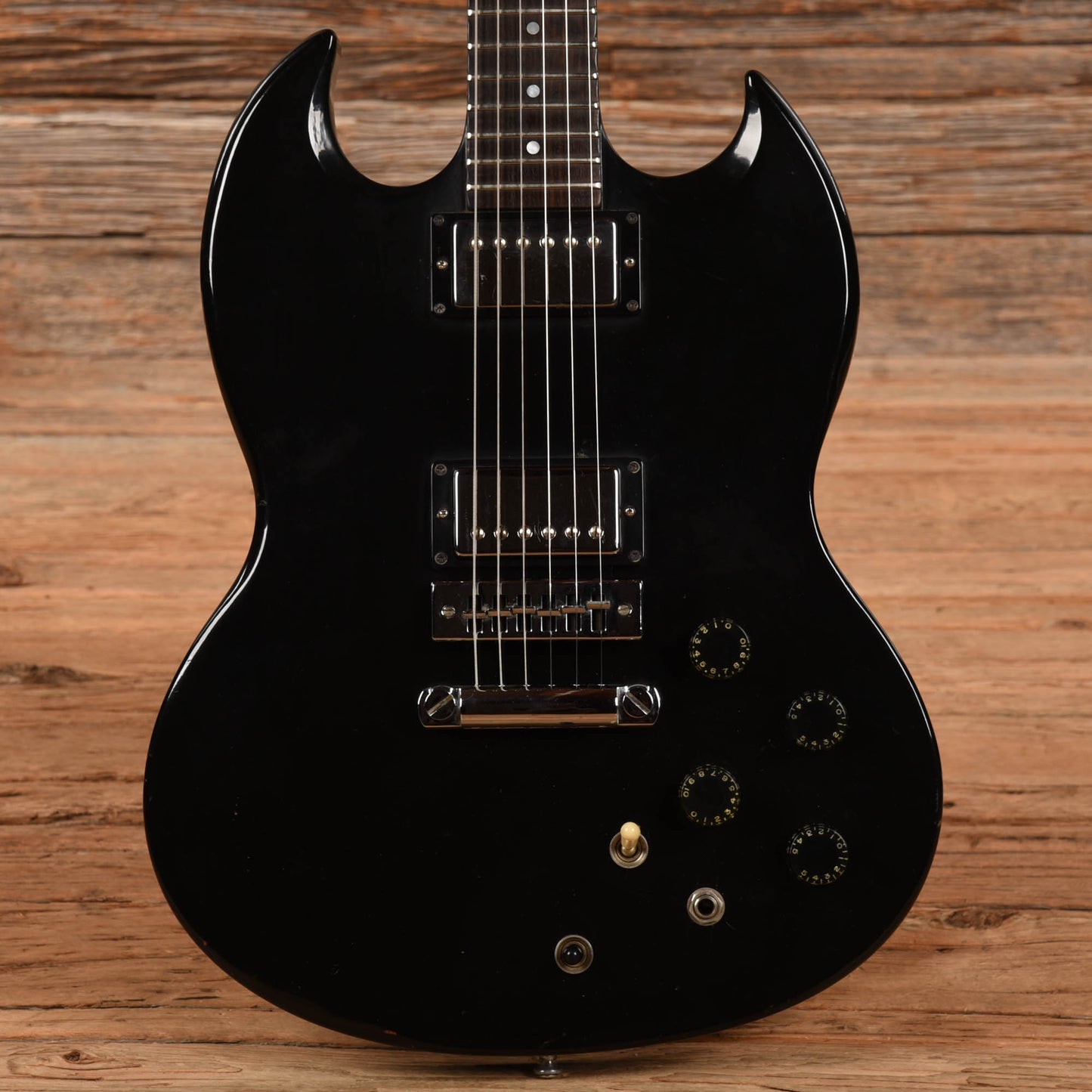 Gibson SGR1 Black 1980 Electric Guitars / Solid Body