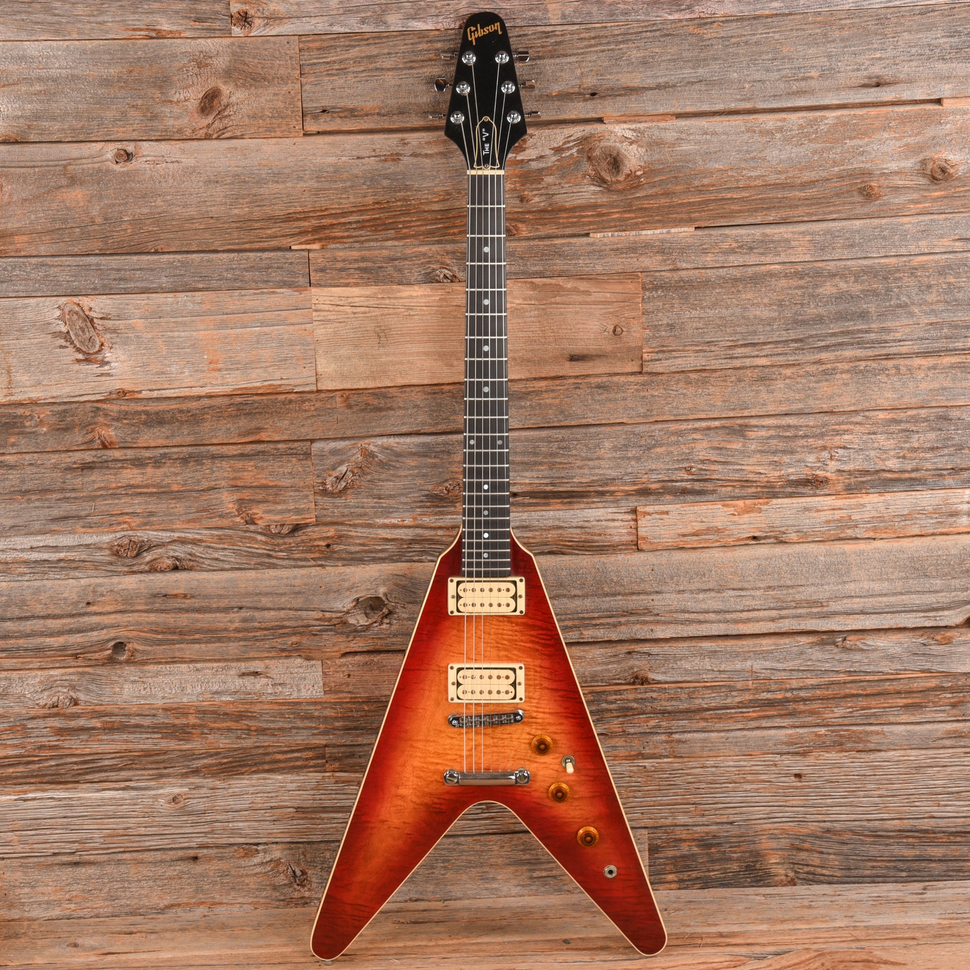 Gibson The V Sunburst 1981 Electric Guitars / Solid Body