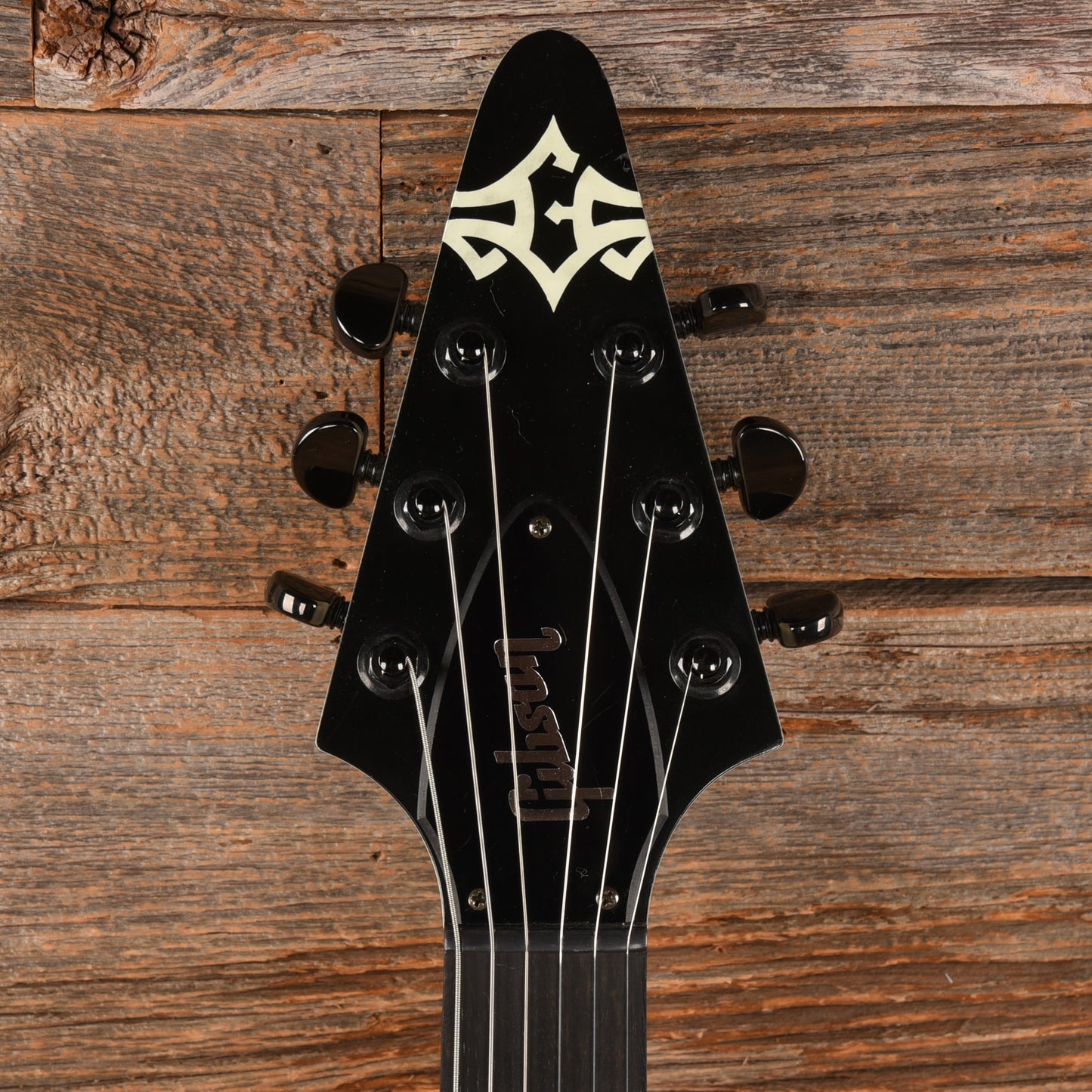 Gibson Tribal Flying V White 2009 Electric Guitars / Solid Body