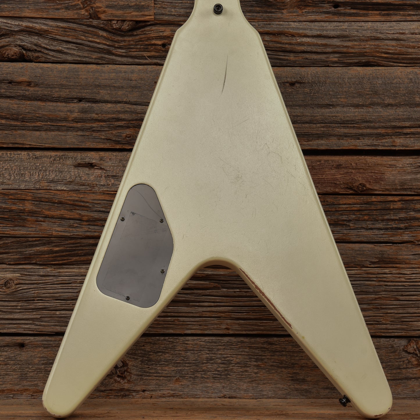 Gibson Tribal Flying V White 2009 Electric Guitars / Solid Body