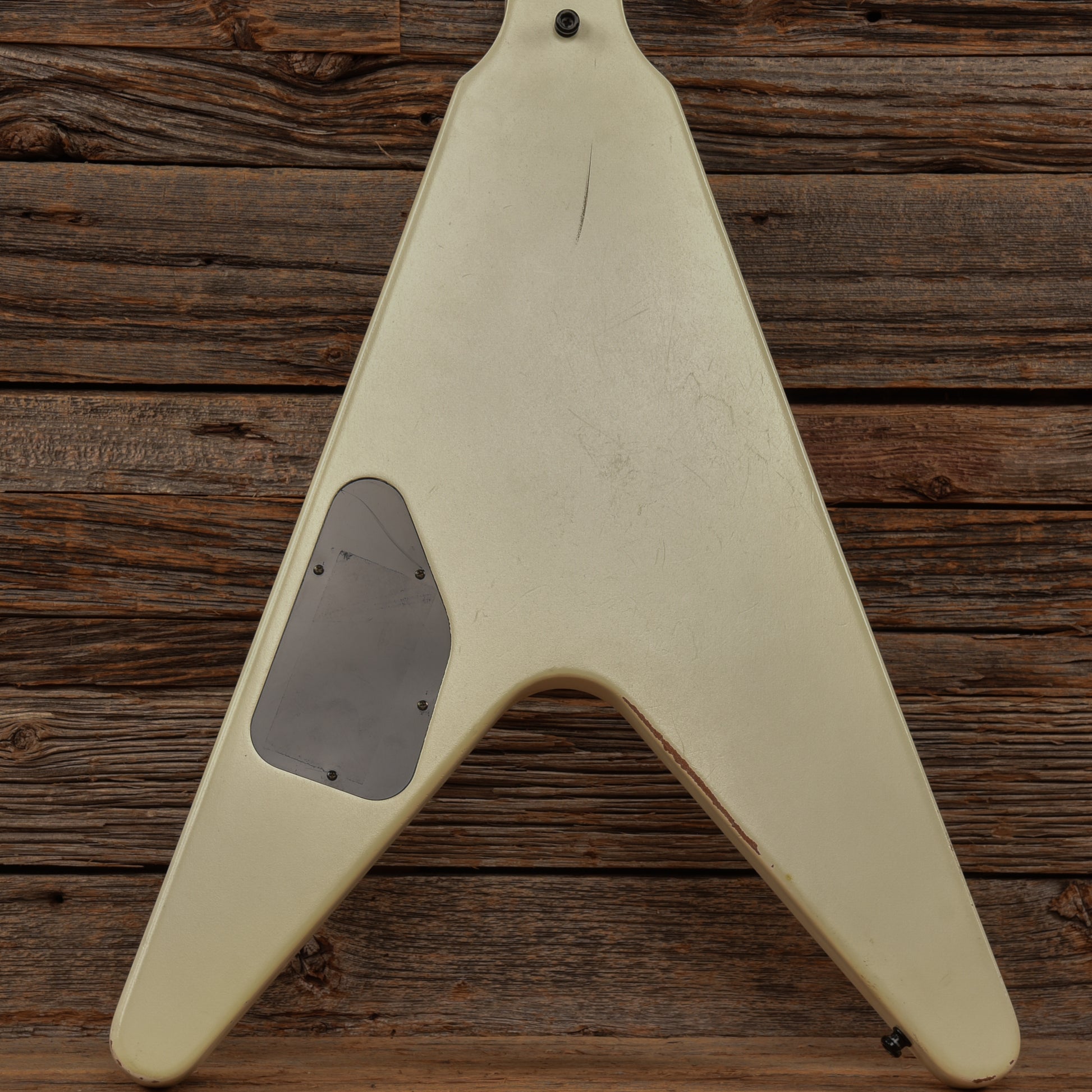 Gibson Tribal Flying V White 2009 Electric Guitars / Solid Body