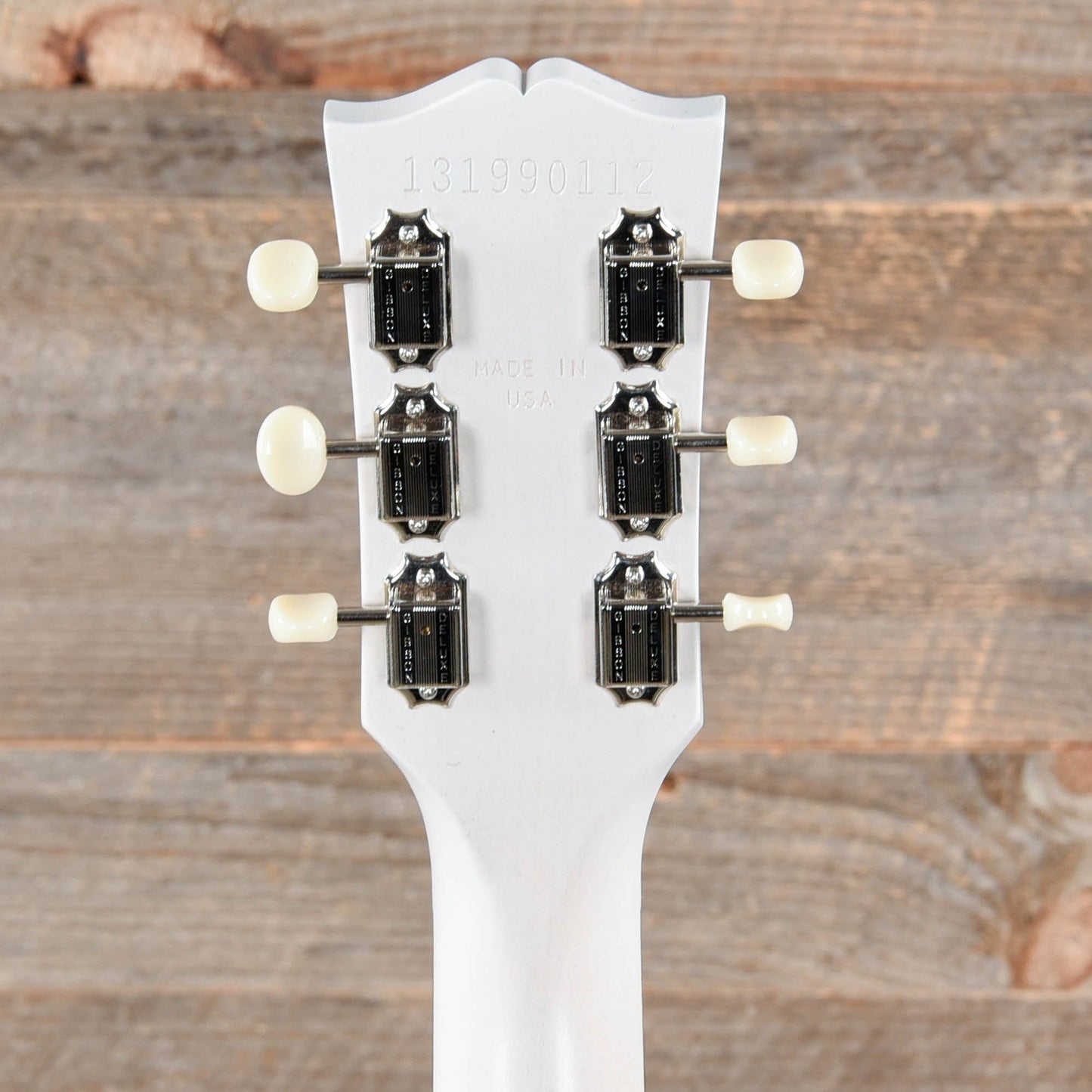 Gibson USA Les Paul Junior Tribute DC Worn White w/Tortoise Pickguard Electric Guitars / Solid Body