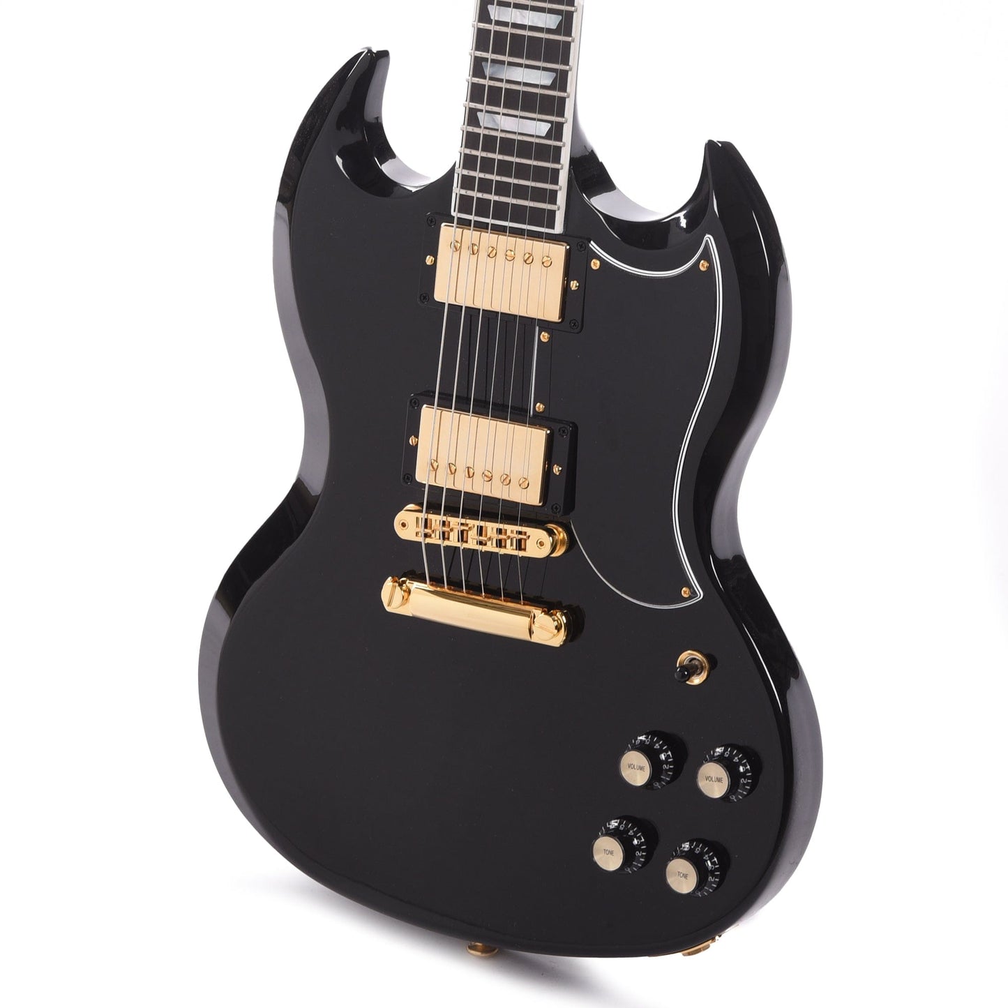 Gibson USA SG Modern Ebony w/Gold Hardware Electric Guitars / Solid Body