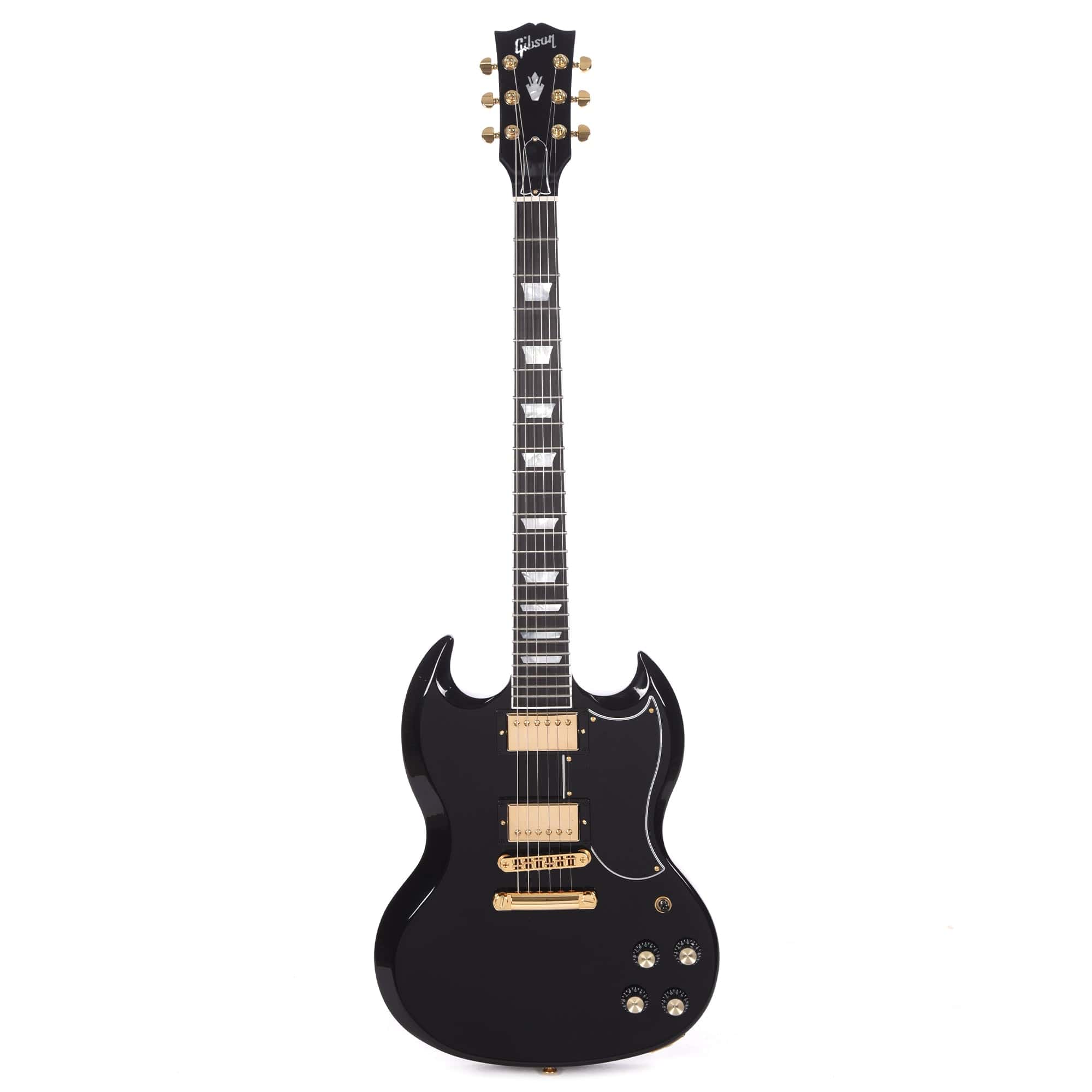 Gibson USA SG Modern Ebony w/Gold Hardware Electric Guitars / Solid Body