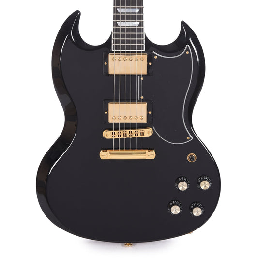 Gibson USA SG Modern Ebony w/Gold Hardware Electric Guitars / Solid Body
