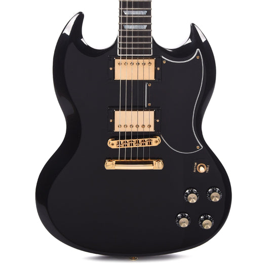 Gibson USA SG Modern Ebony w/Gold Hardware Electric Guitars / Solid Body