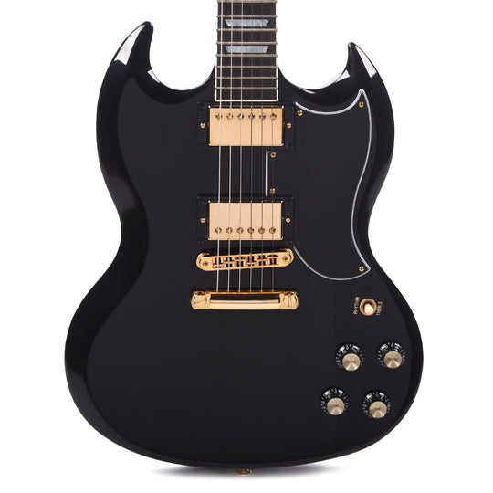 Gibson USA SG Modern Ebony w/Gold Hardware Electric Guitars / Solid Body