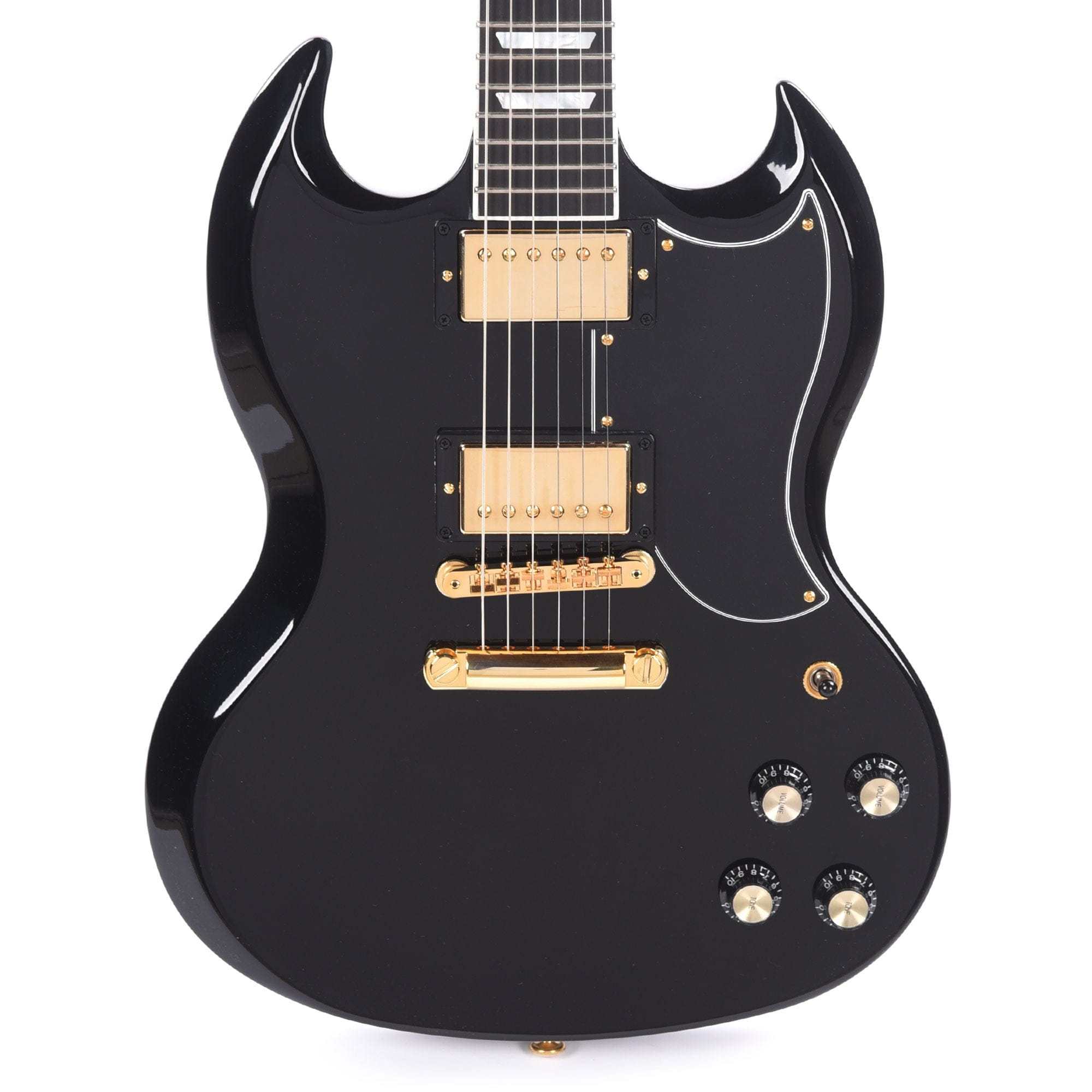 Gibson USA SG Modern Ebony w/Gold Hardware Electric Guitars / Solid Body