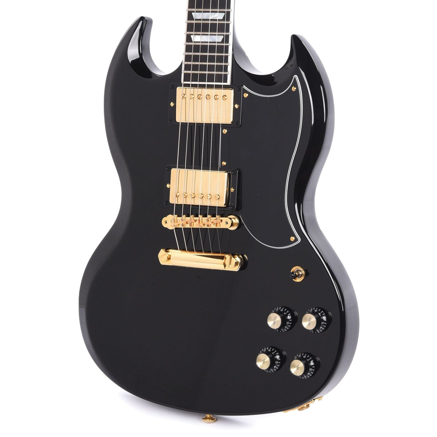 Gibson USA SG Modern Ebony w/Gold Hardware Electric Guitars / Solid Body