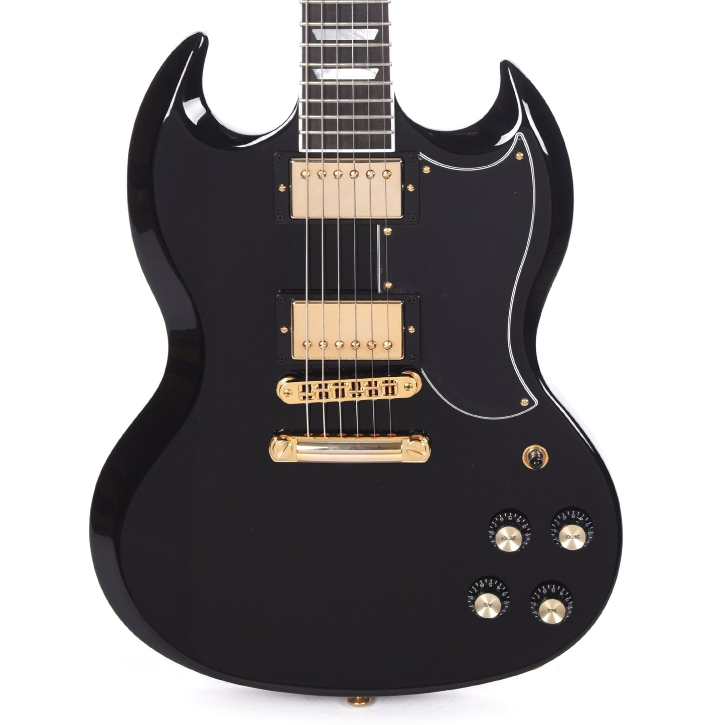 Gibson USA SG Modern Ebony w/Gold Hardware Electric Guitars / Solid Body