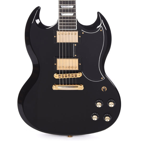 Gibson USA SG Modern Ebony w/Gold Hardware Electric Guitars / Solid Body