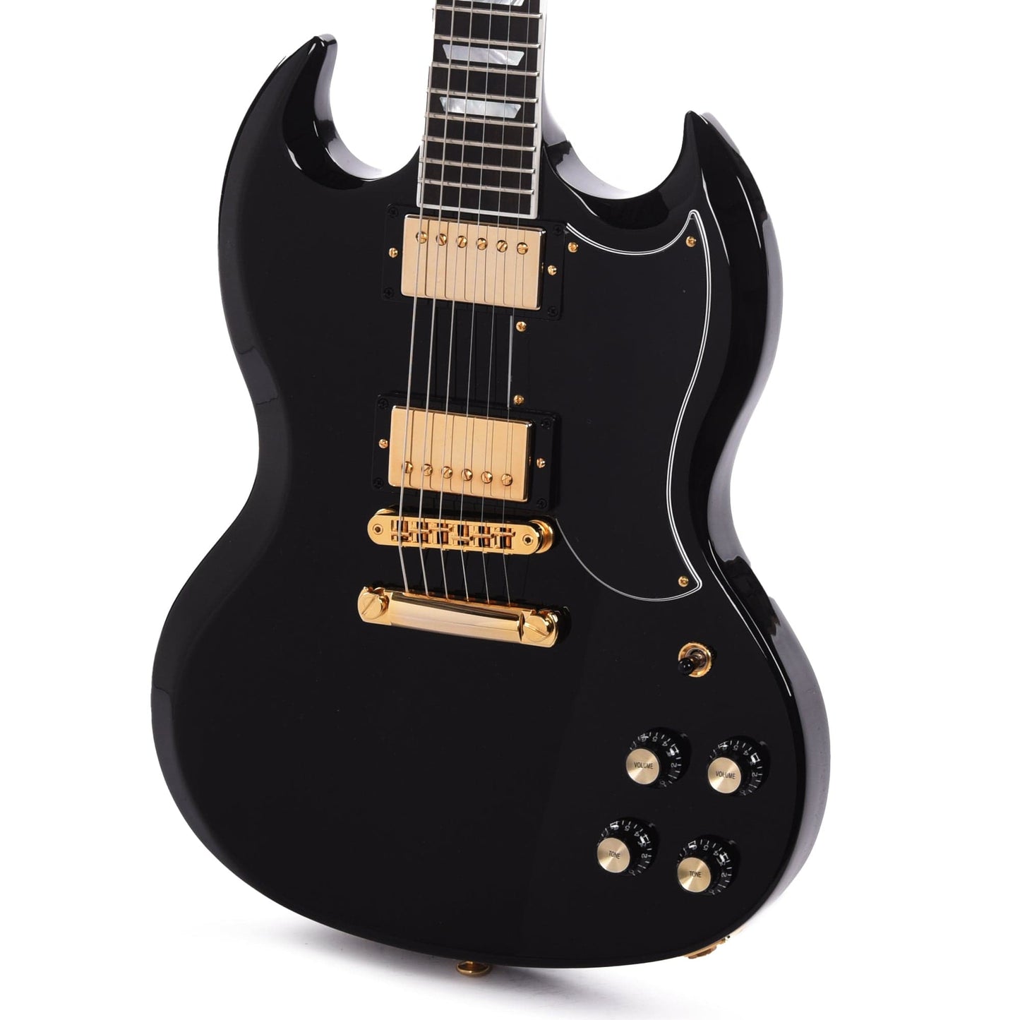 Gibson USA SG Modern Ebony w/Gold Hardware Electric Guitars / Solid Body