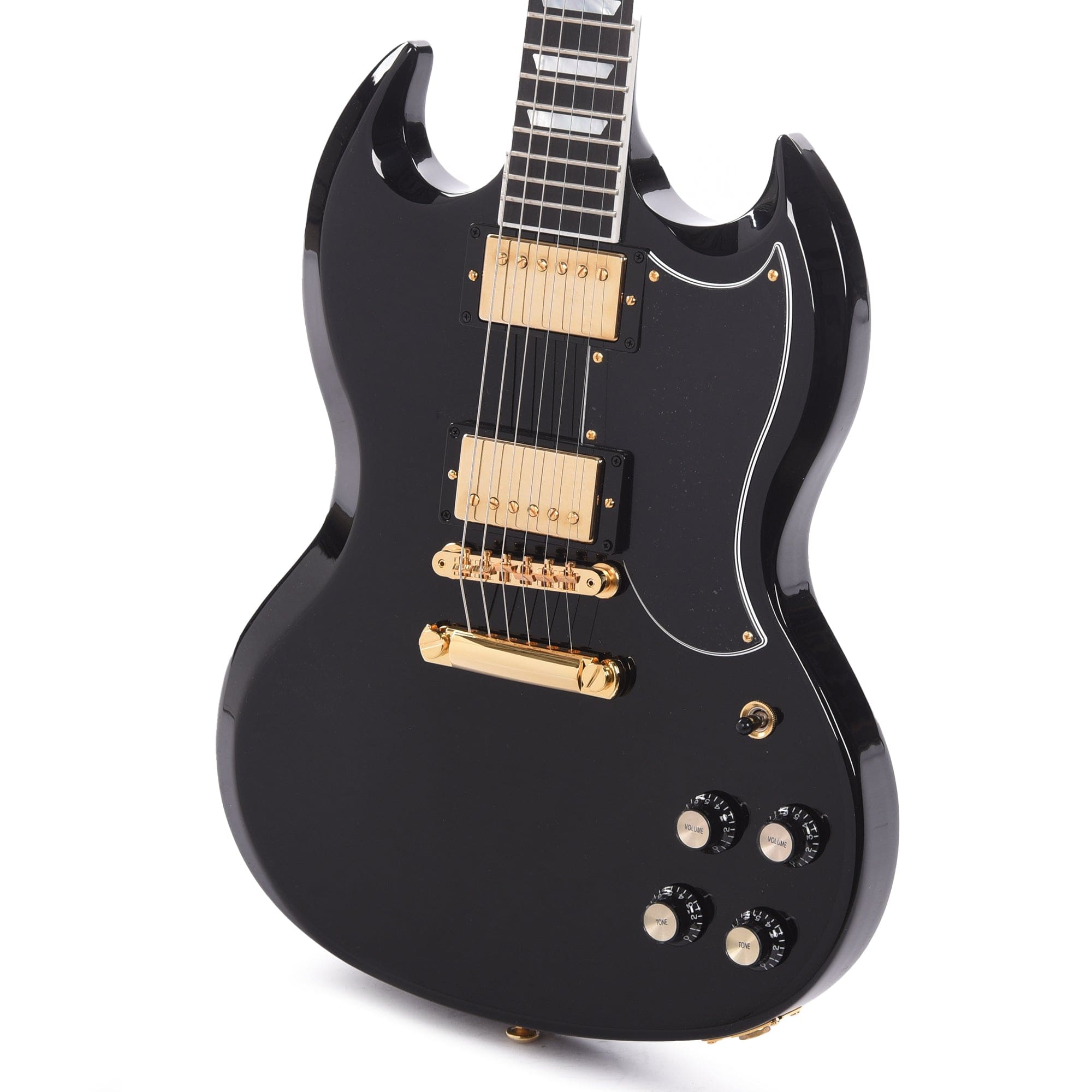Gibson USA SG Modern Ebony w/Gold Hardware Electric Guitars / Solid Body