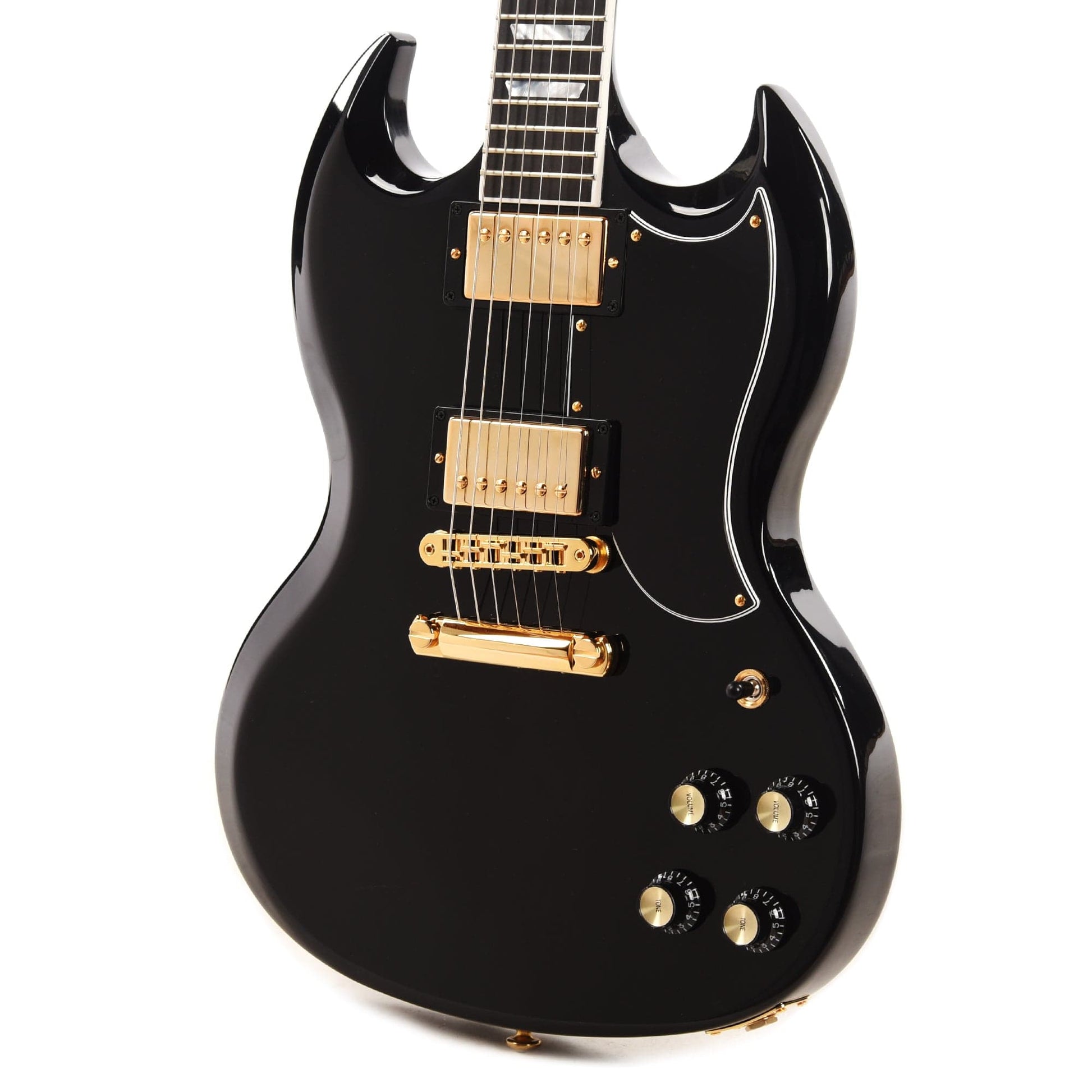 Gibson USA SG Modern Ebony w/Gold Hardware Electric Guitars / Solid Body