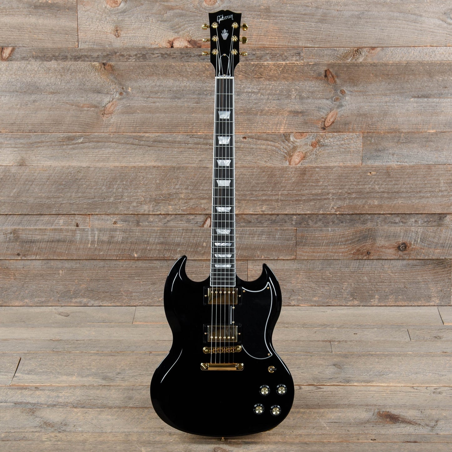 Gibson USA SG Modern Ebony w/Gold Hardware Electric Guitars / Solid Body