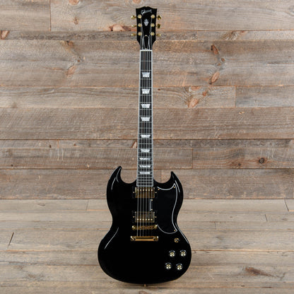 Gibson USA SG Modern Ebony w/Gold Hardware Electric Guitars / Solid Body