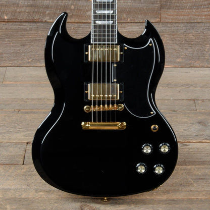 Gibson USA SG Modern Ebony w/Gold Hardware Electric Guitars / Solid Body