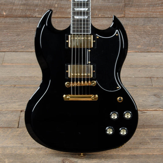 Gibson USA SG Modern Ebony w/Gold Hardware Electric Guitars / Solid Body