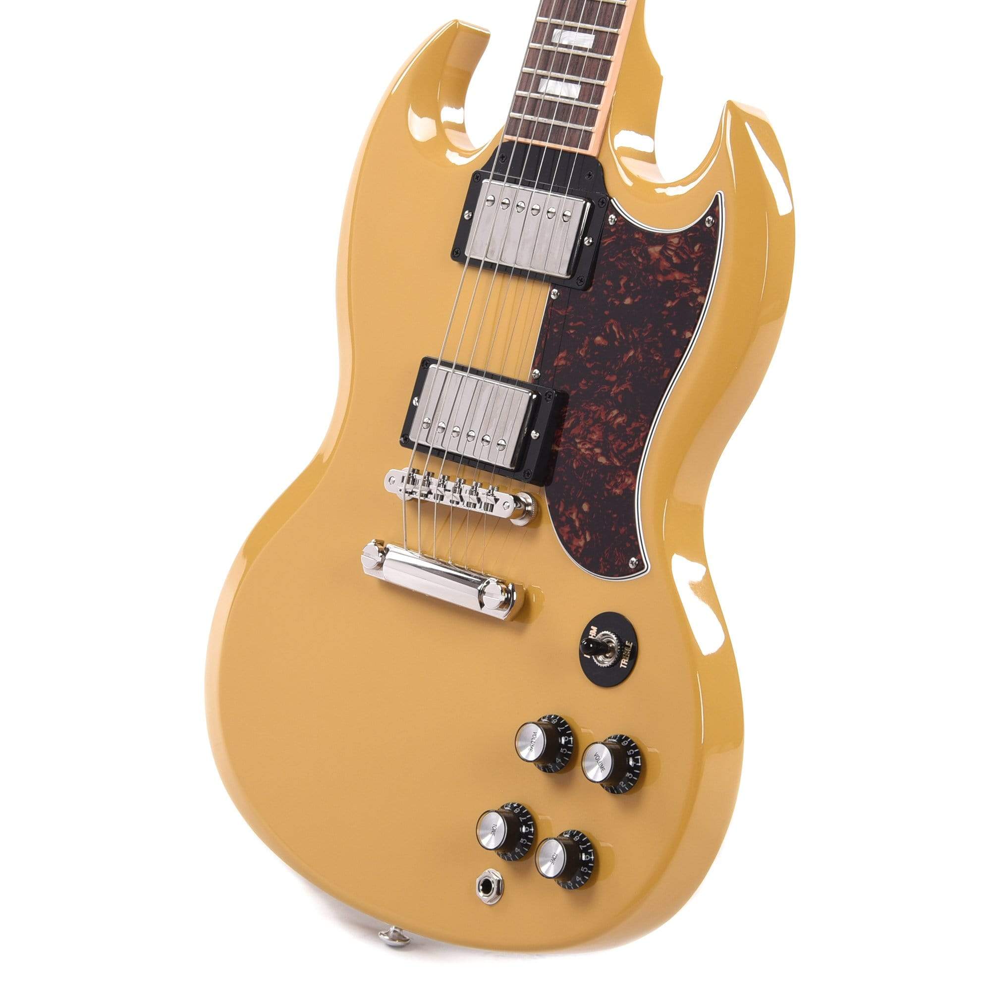 Gibson USA SG Standard Gloss Yellow w/Tortoise Pickguard & T-Type Pickups Electric Guitars / Solid Body
