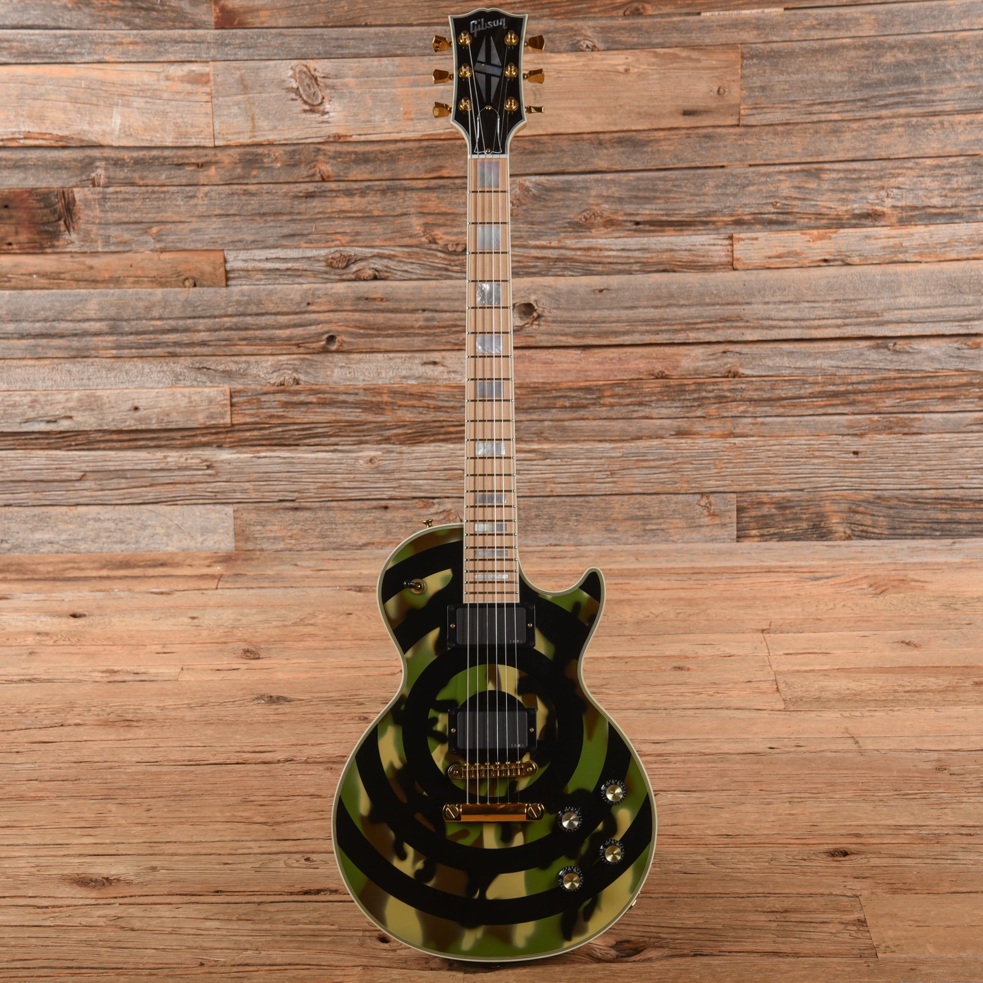 Gibson Zakk Wylde Les Paul Custom Camo Bullseye 2002 – Chicago