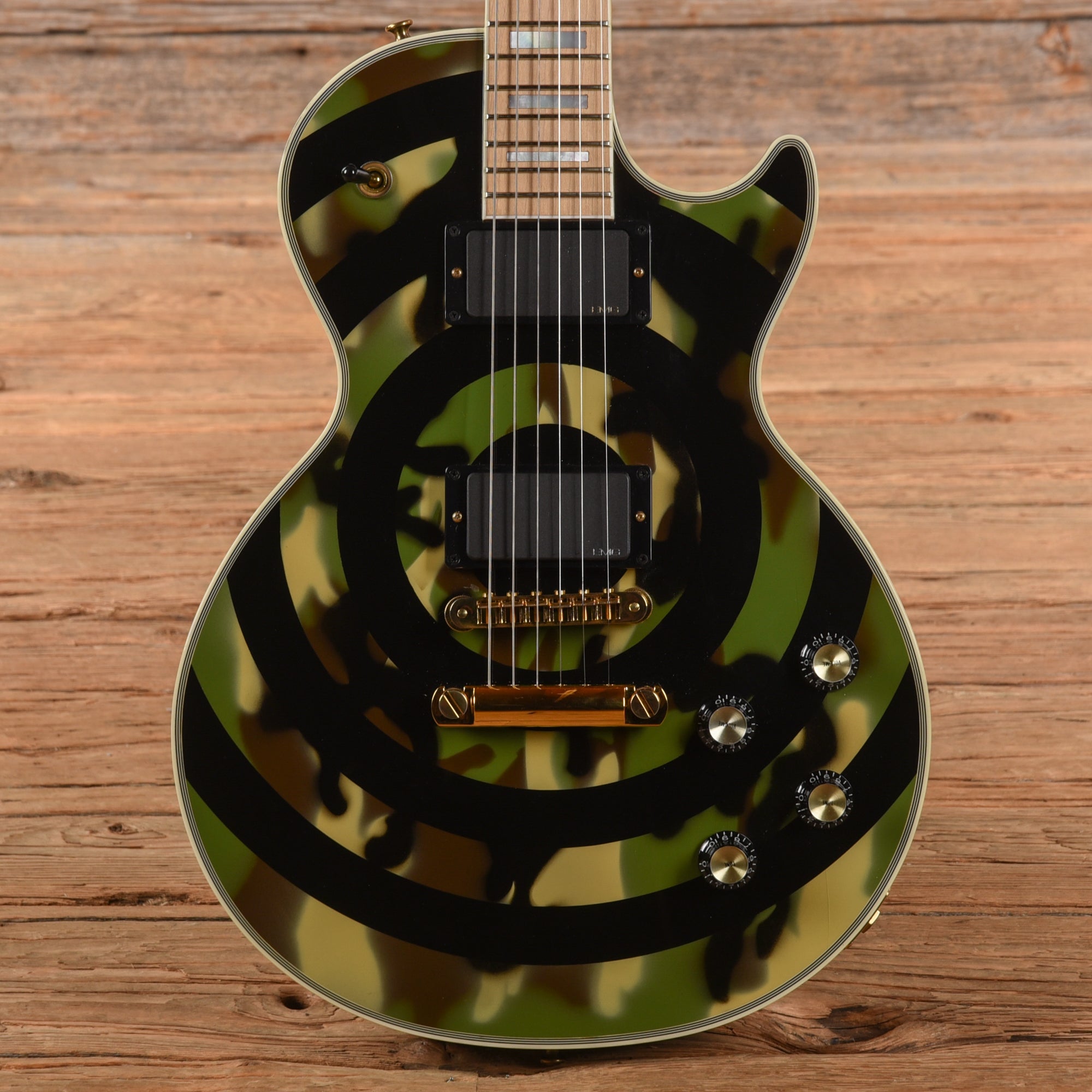Gibson Zakk Wylde Les Paul Custom Camo Bullseye 2002 – Chicago