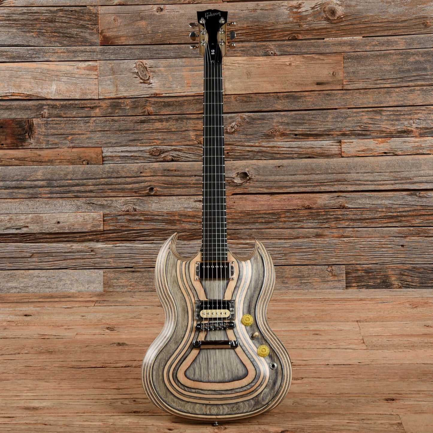 Gibson Zoot Suit SG Black and Natural 2008 Electric Guitars / Solid Body