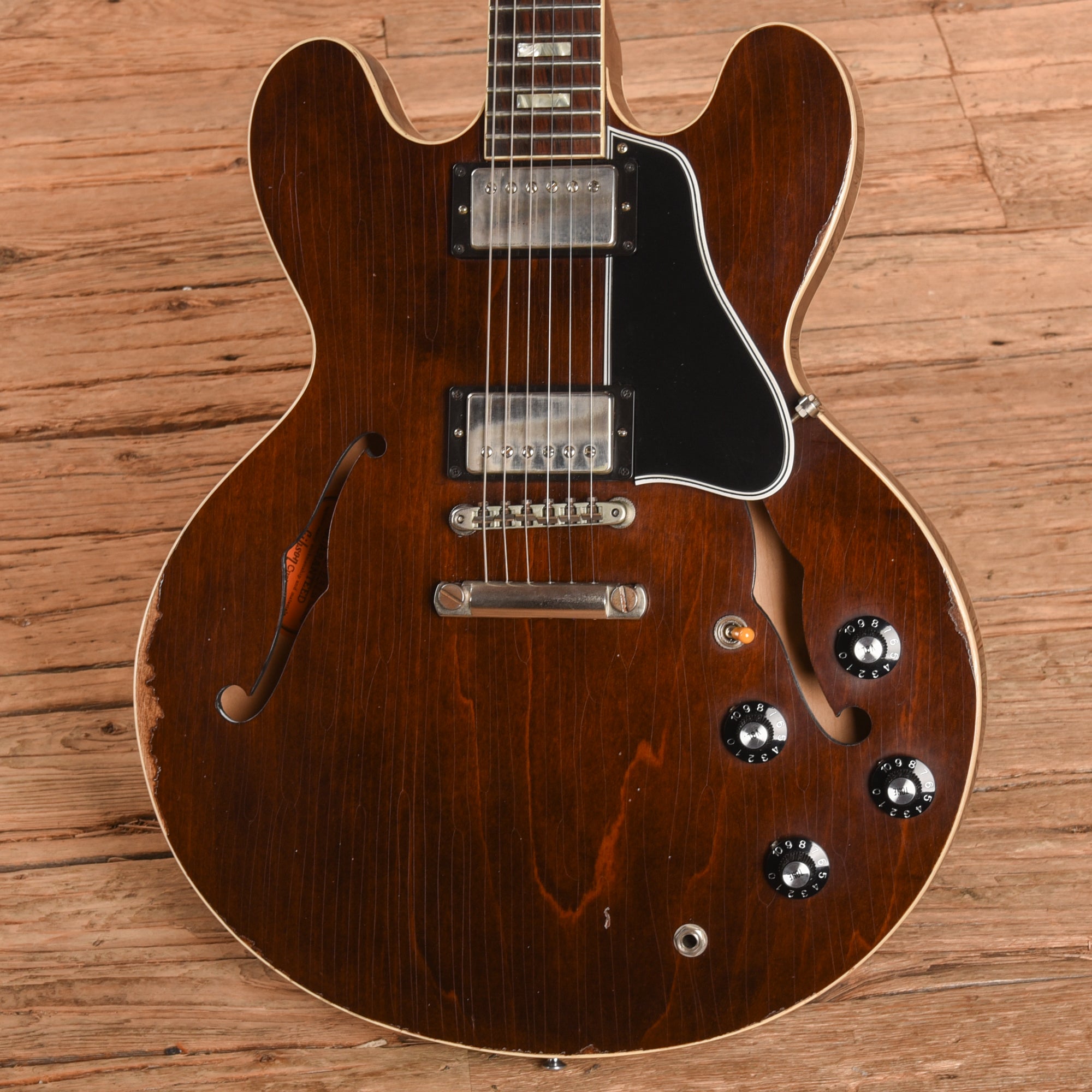 Bacchus ES-335クローン Gibson ES-335 Walnut 63 CME Walnut 2019 - Zac Brown – Chicago