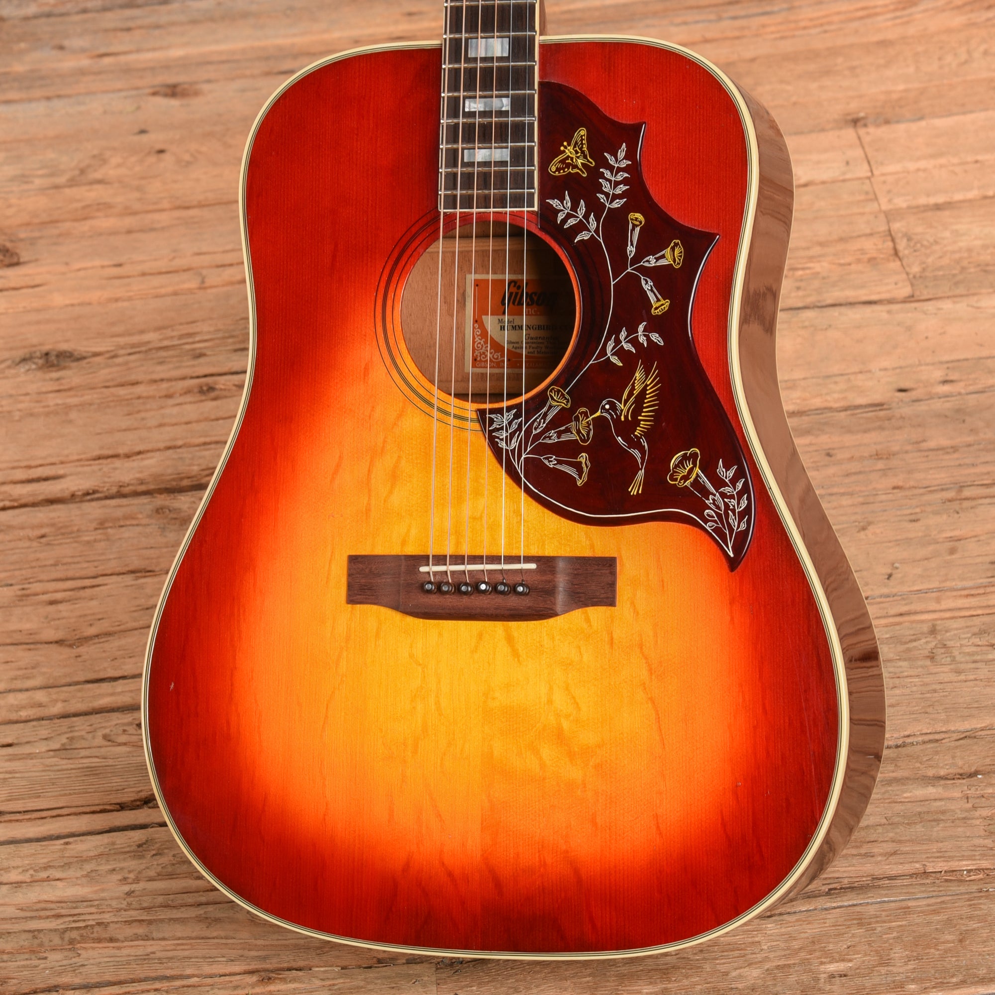 Gibson Hummingbird Custom Cherry Sunburst 1970s