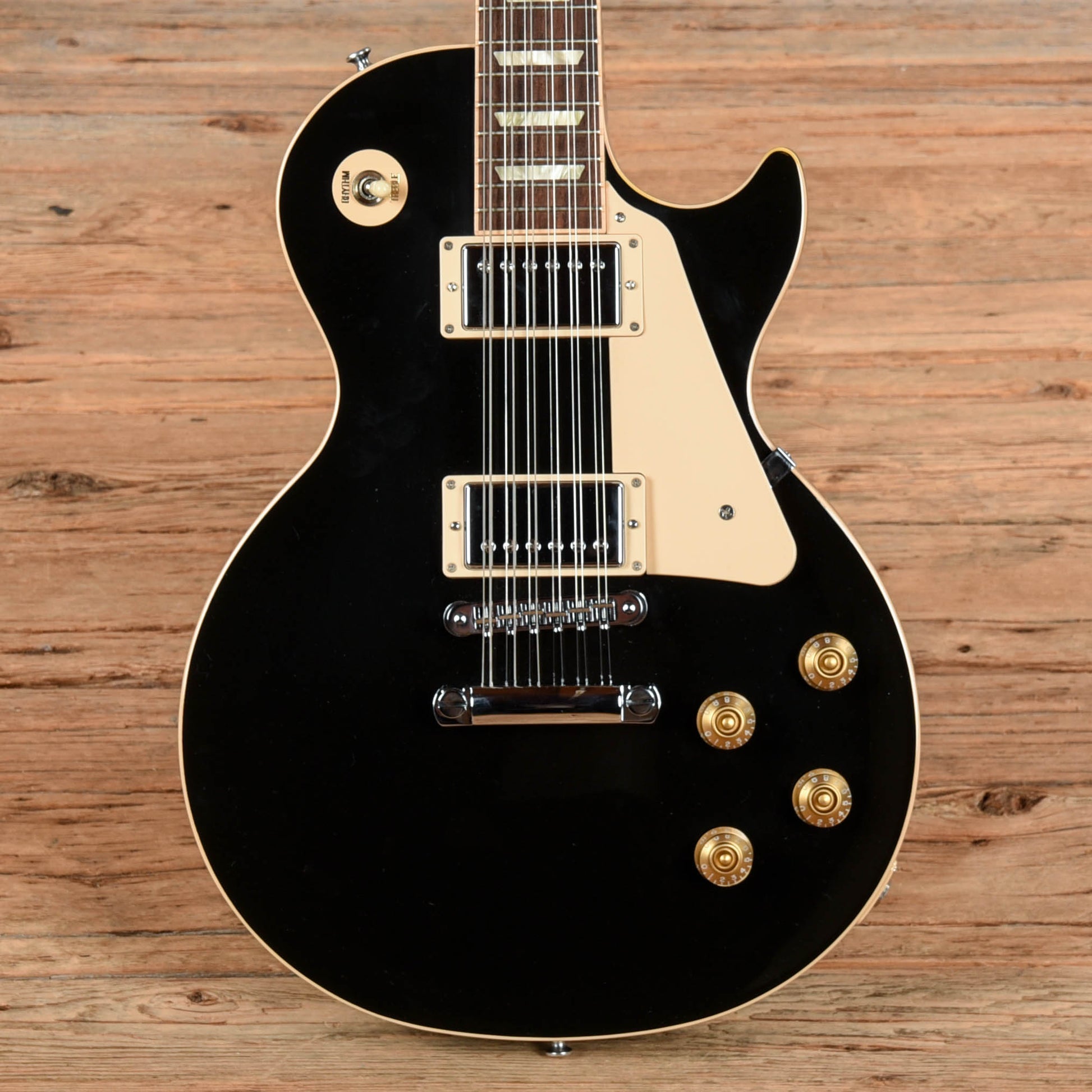 Gibson Les Paul 12 string Black  - Dave Amato of REO Speedwagon