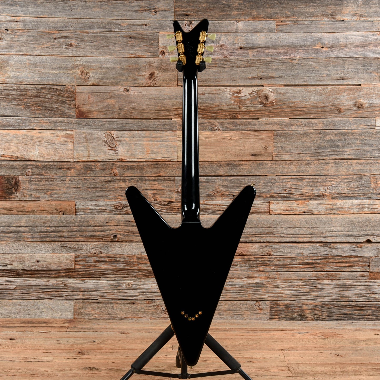 Gibson Reverse Flying V Black  - Dave Amato of REO Speedwagon