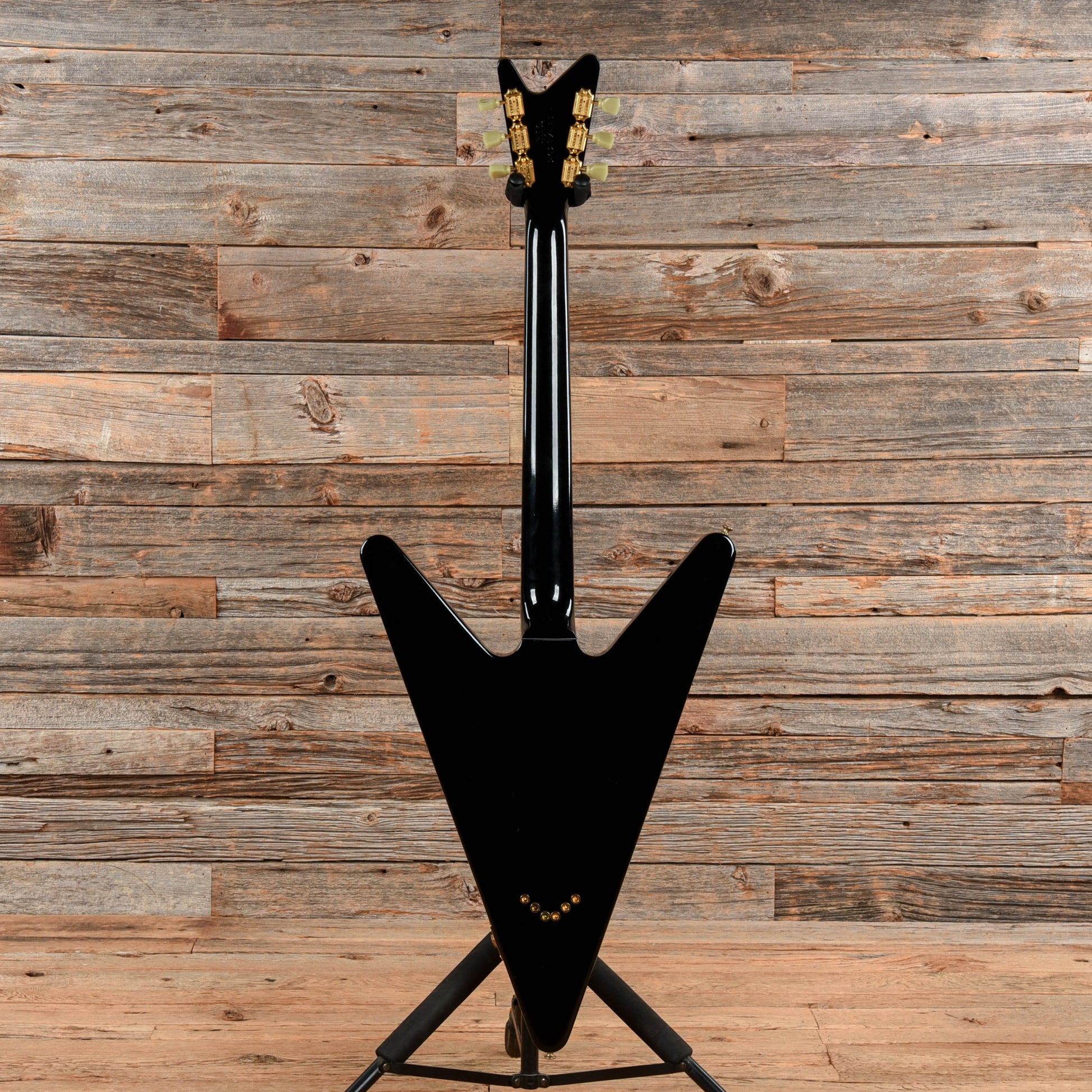 Gibson Reverse Flying V Black  - Dave Amato of REO Speedwagon