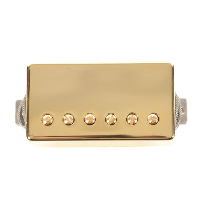 Gibson Custombucker Underwound 2-Conductor Humbucker Double Black Gold Cover Parts / Guitar Pickups