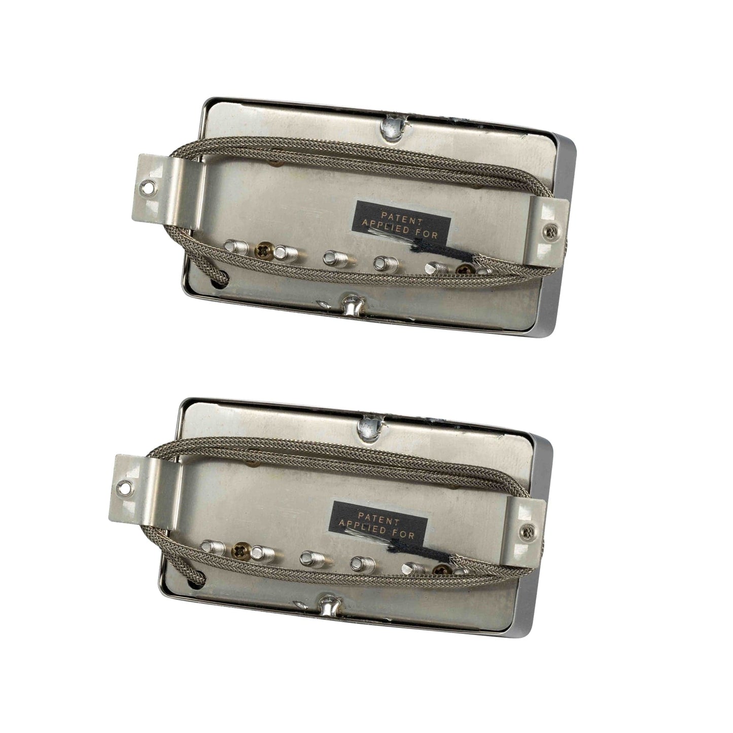 Gibson Kirk Hammett Greenybucker Humbucker Set Double Black Nickel Cover Parts / Guitar Pickups