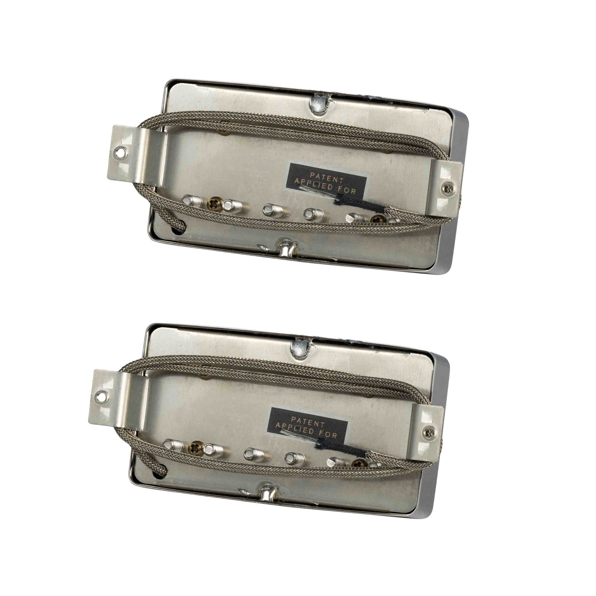 Gibson Kirk Hammett Greenybucker Humbucker Set Double Black Nickel Cover Parts / Guitar Pickups